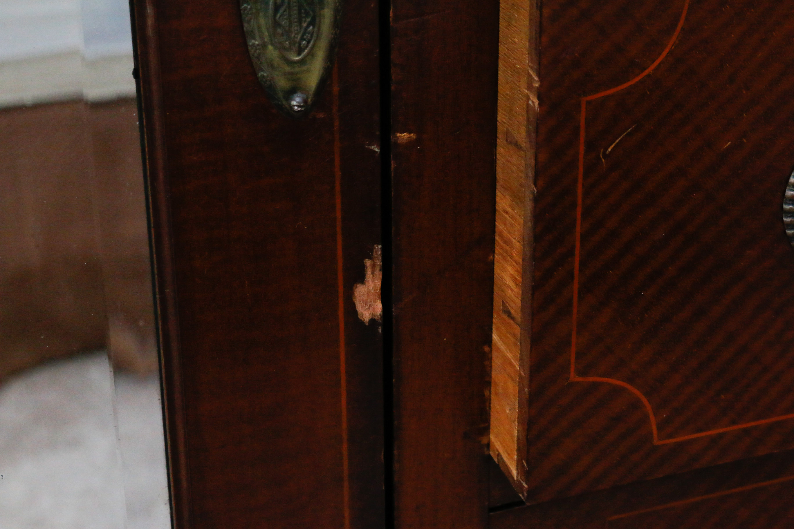 Antique Edwardian Style Wardrobe