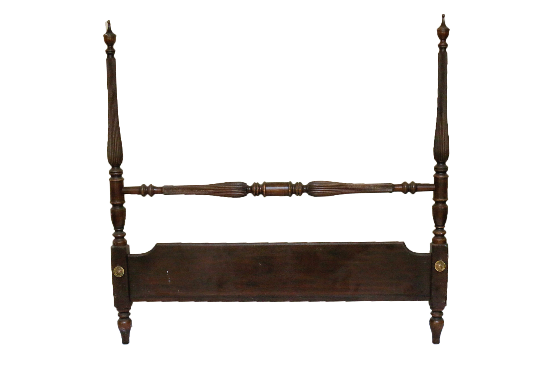 Vintage Mahogany Full Size Four Post Bed