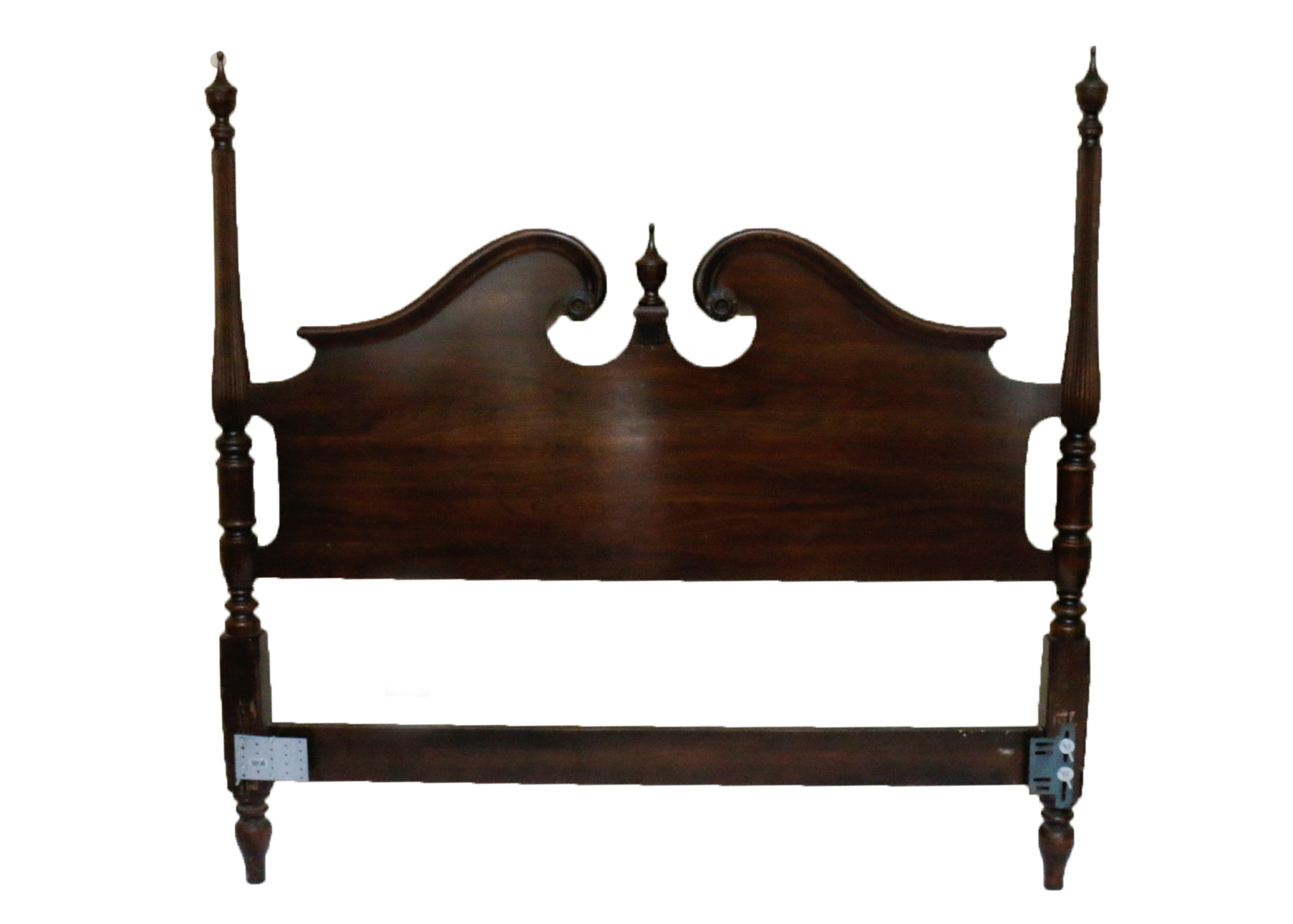 Vintage Mahogany Full Size Four Post Bed