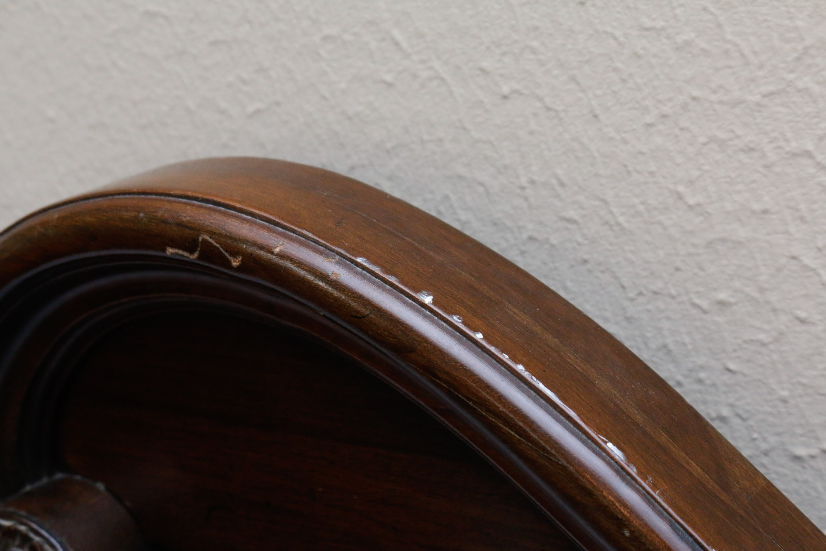 Vintage Mahogany Full Size Four Post Bed