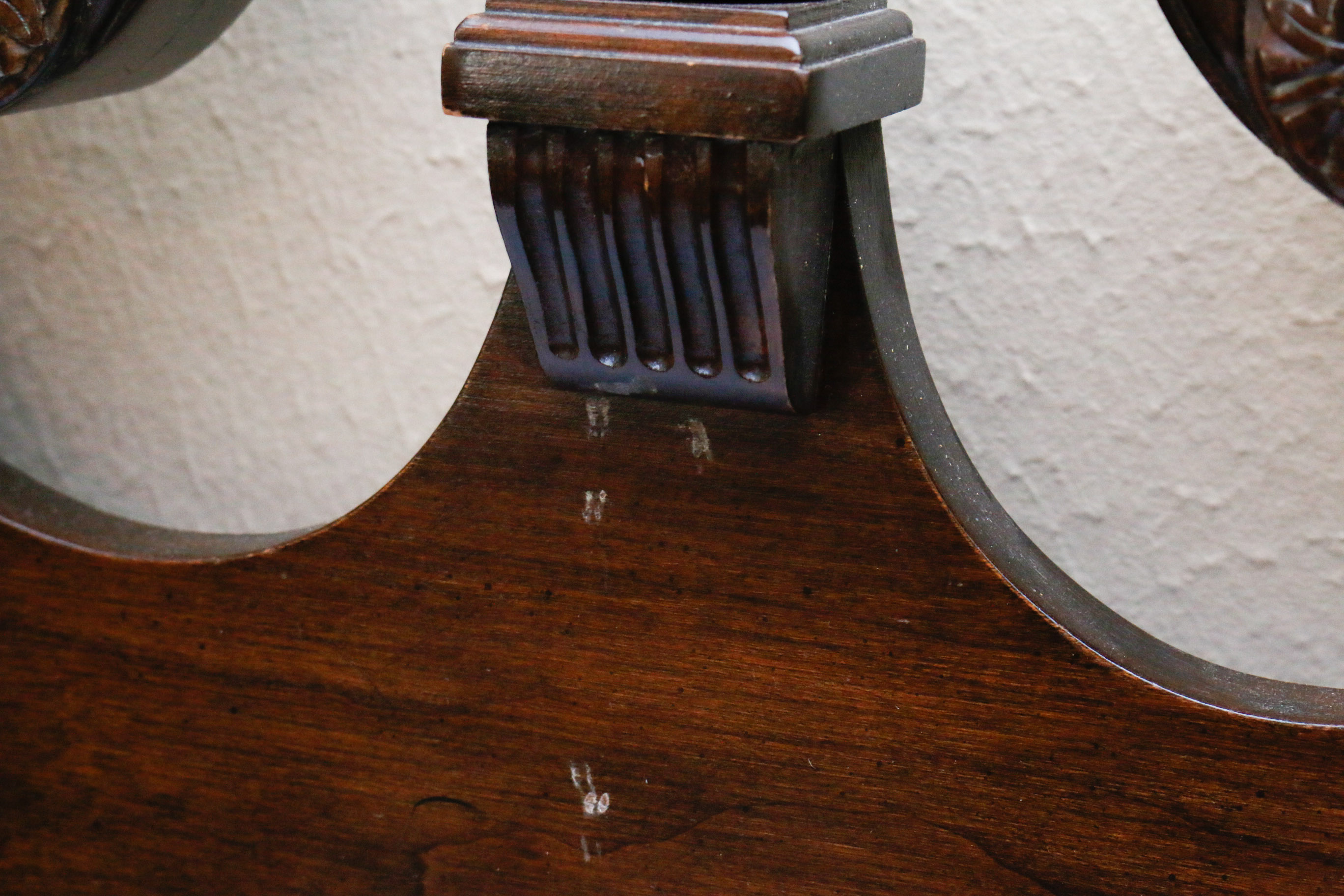 Vintage Mahogany Full Size Four Post Bed