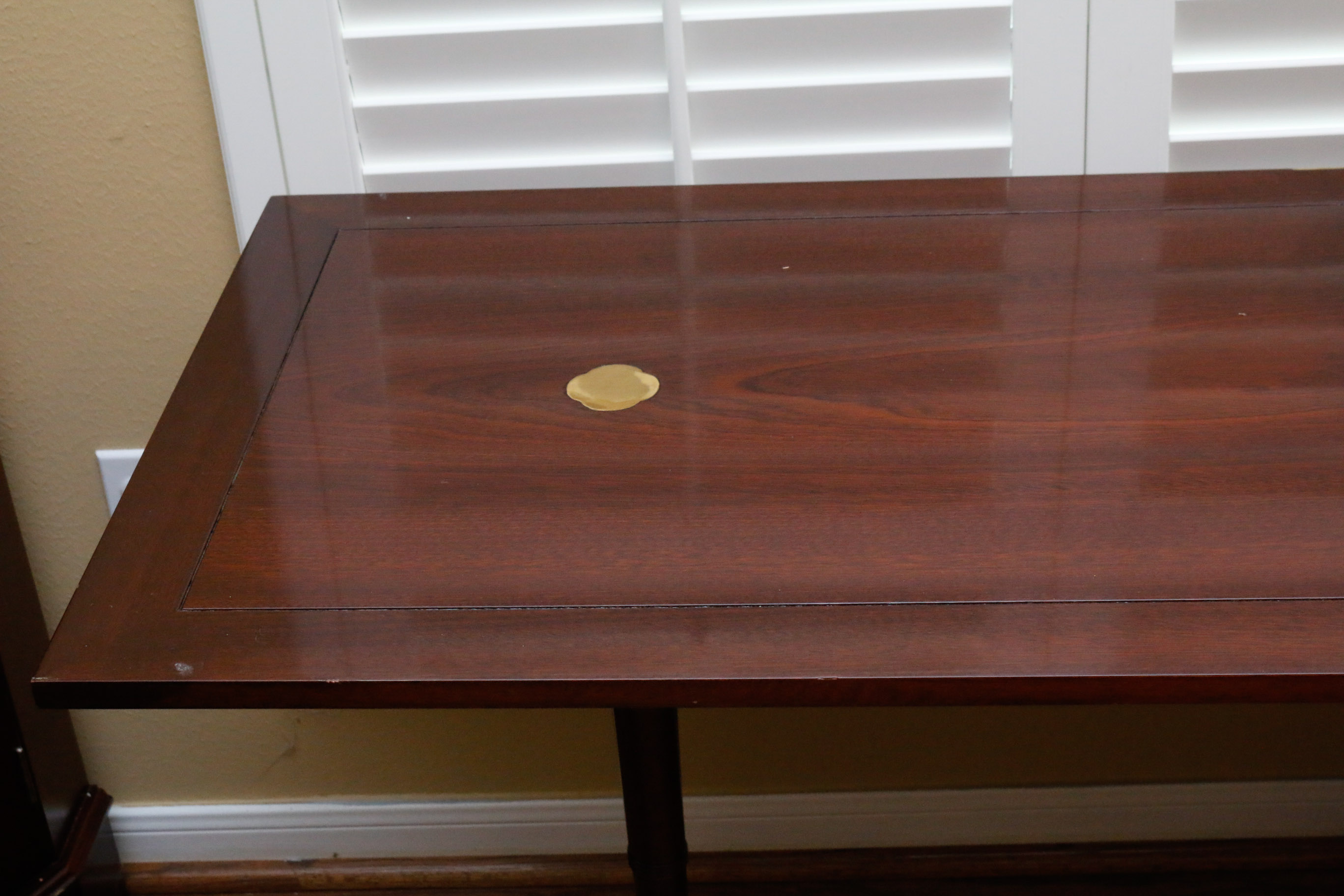 Georgian Furnishing Co. Mahogany Folding Serving Table and Tray