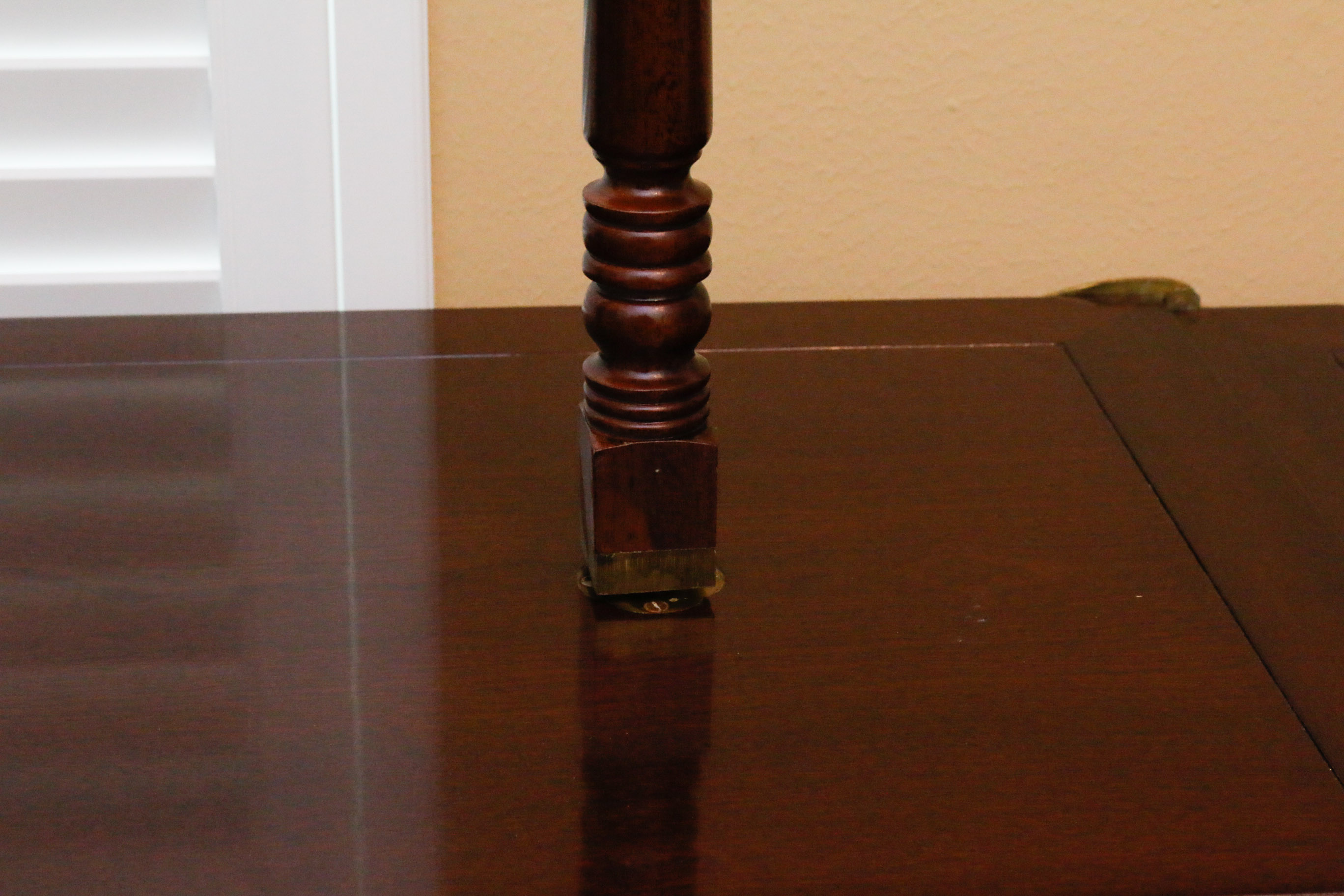 Georgian Furnishing Co. Mahogany Folding Serving Table and Tray