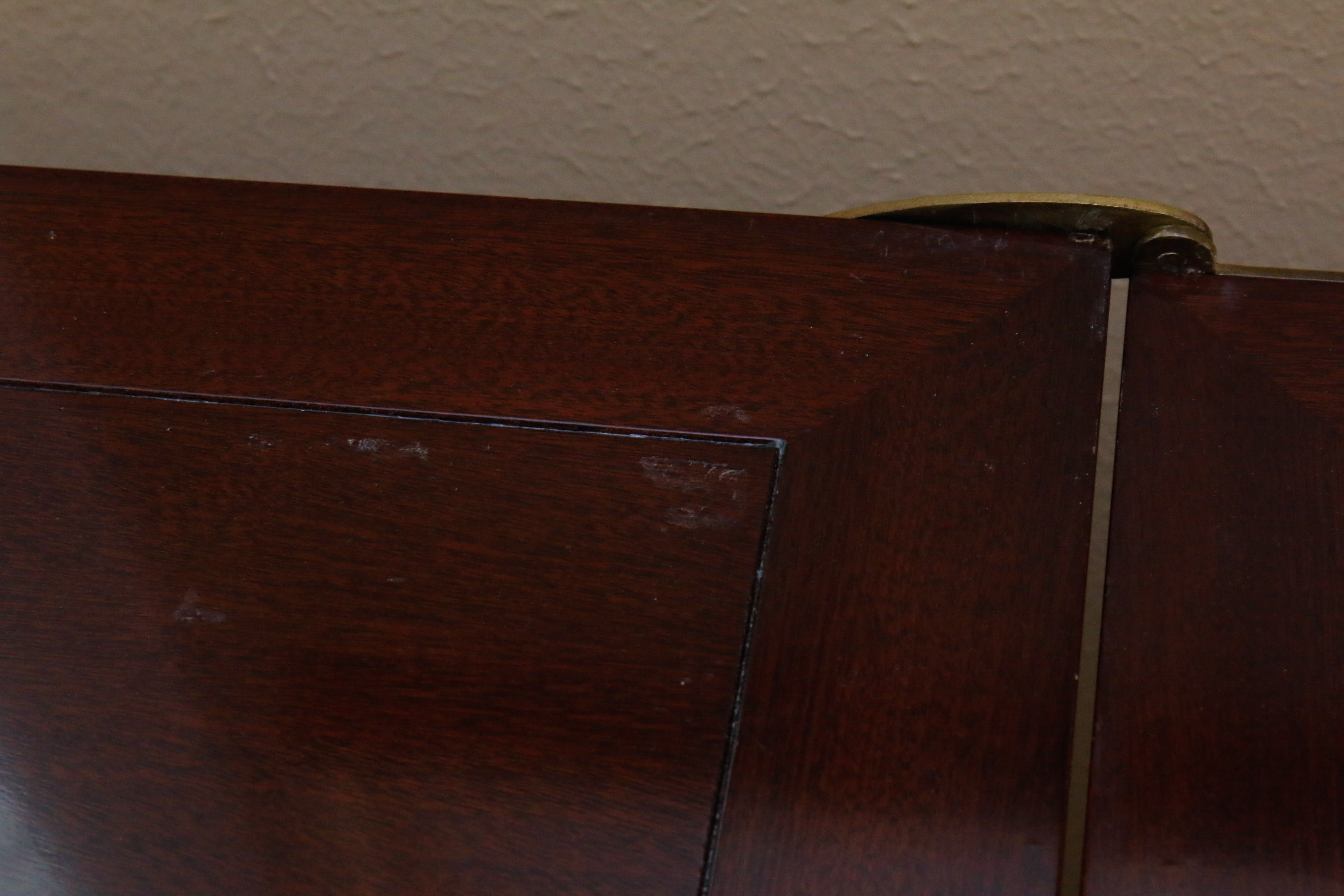 Georgian Furnishing Co. Mahogany Folding Serving Table and Tray