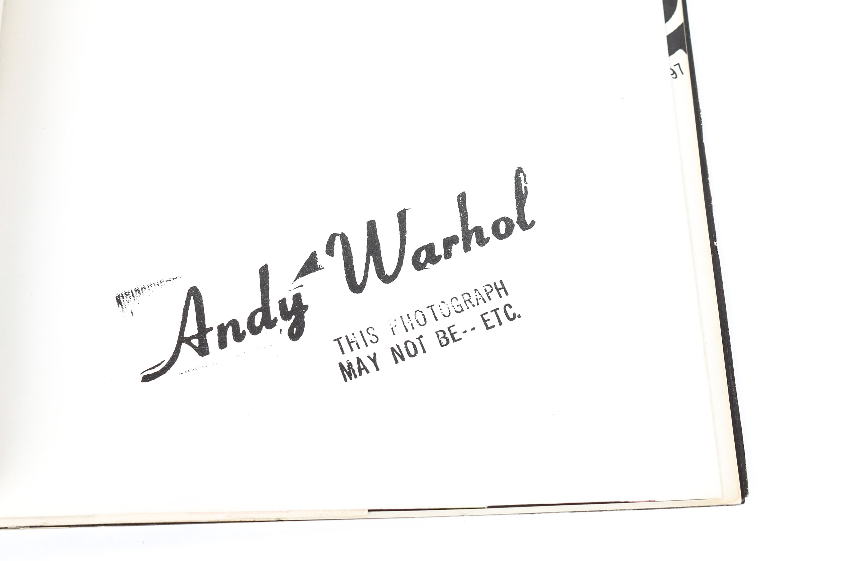 Pair of Andy Warhol Books