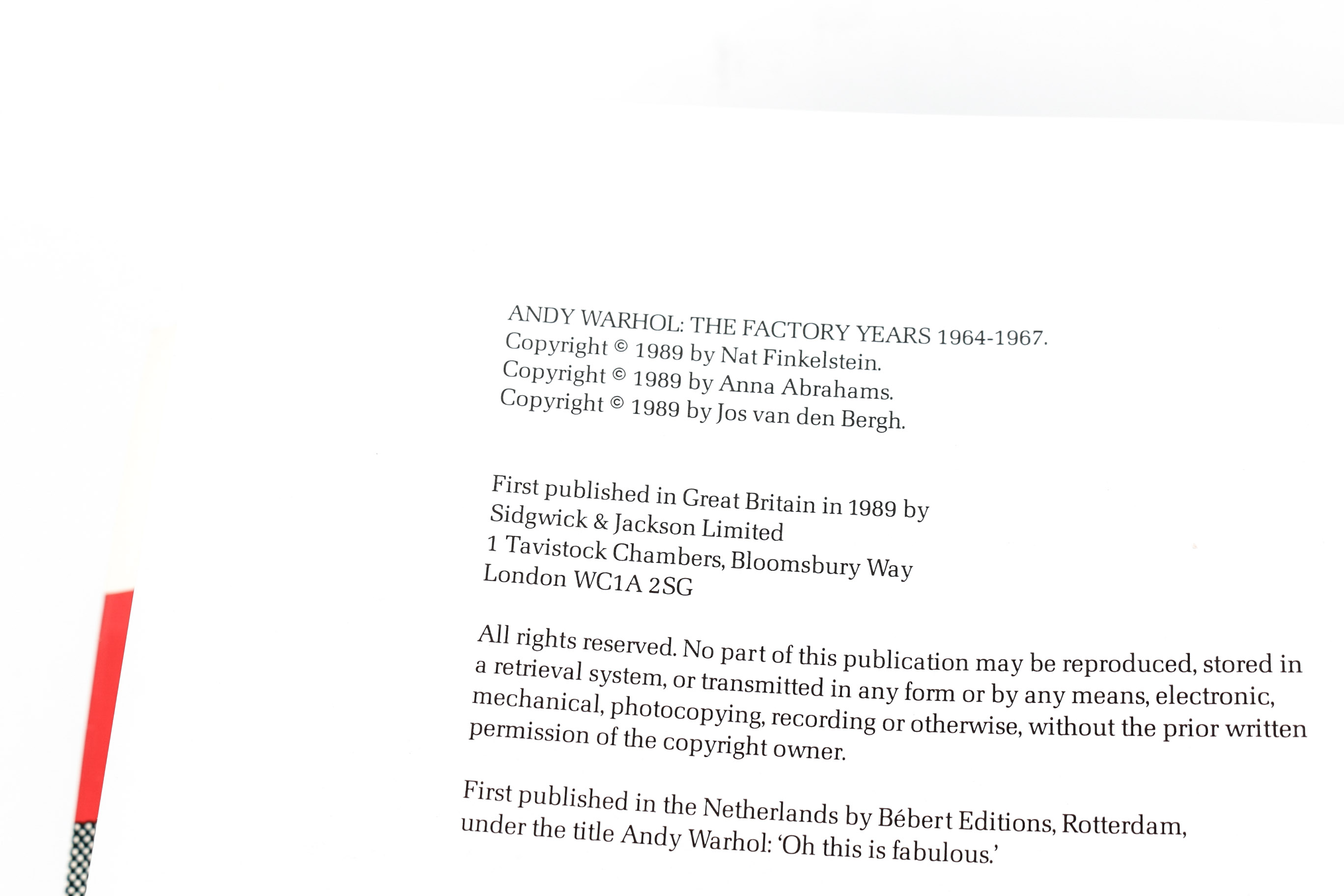 Pair of Andy Warhol Books