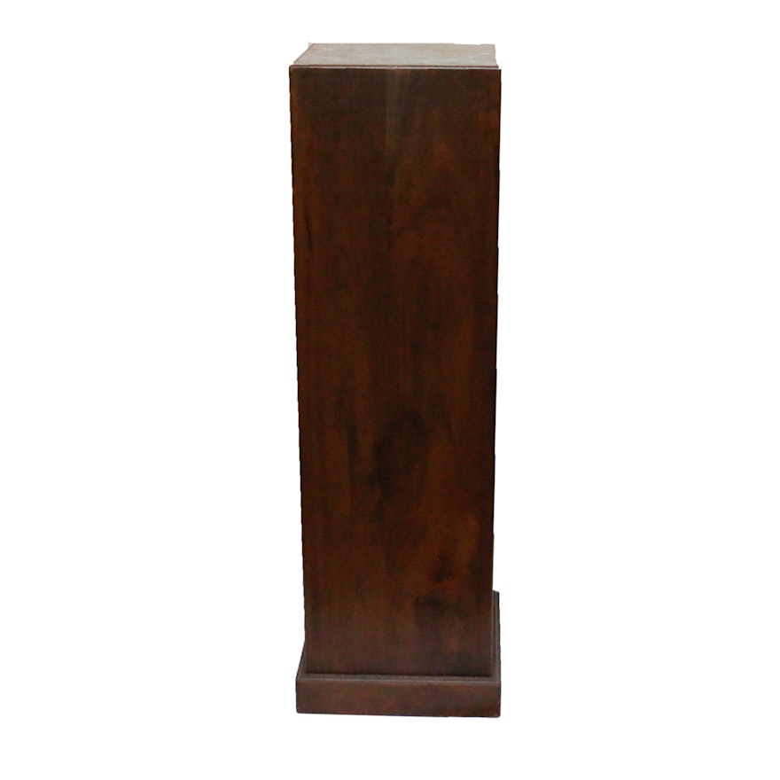 Marble Top Walnut Podium