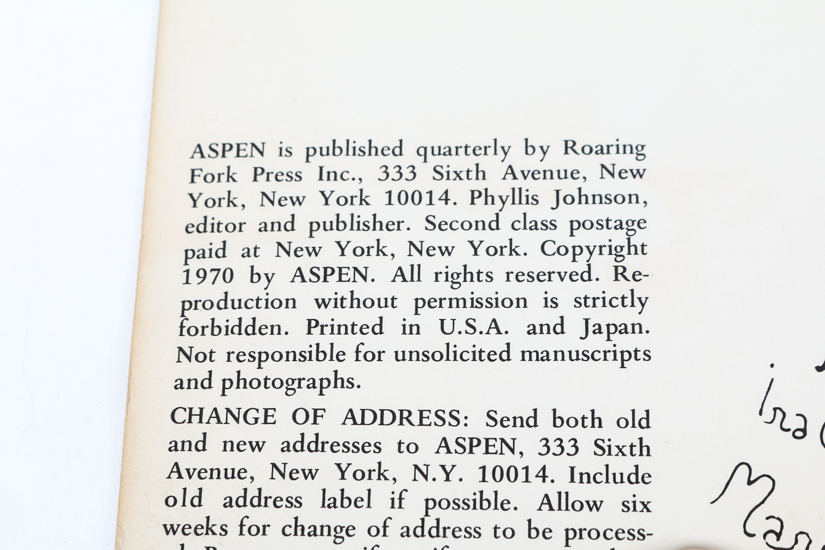 Dreamweapon Aspen No. 9 Winter Spring in 13 Seconds Collection Folio