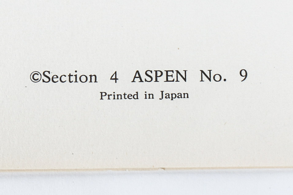 Dreamweapon Aspen No. 9 Winter Spring in 13 Seconds Collection Folio