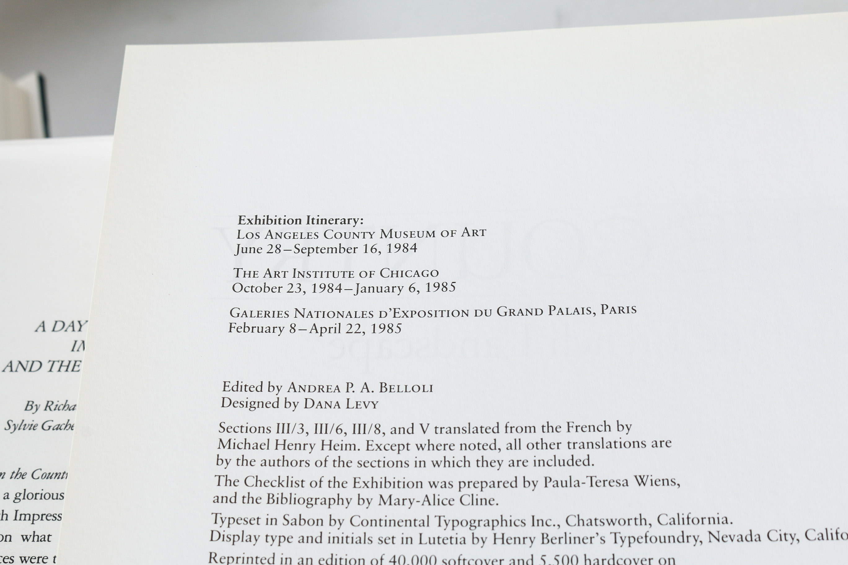 Collection of French Impressionist Books