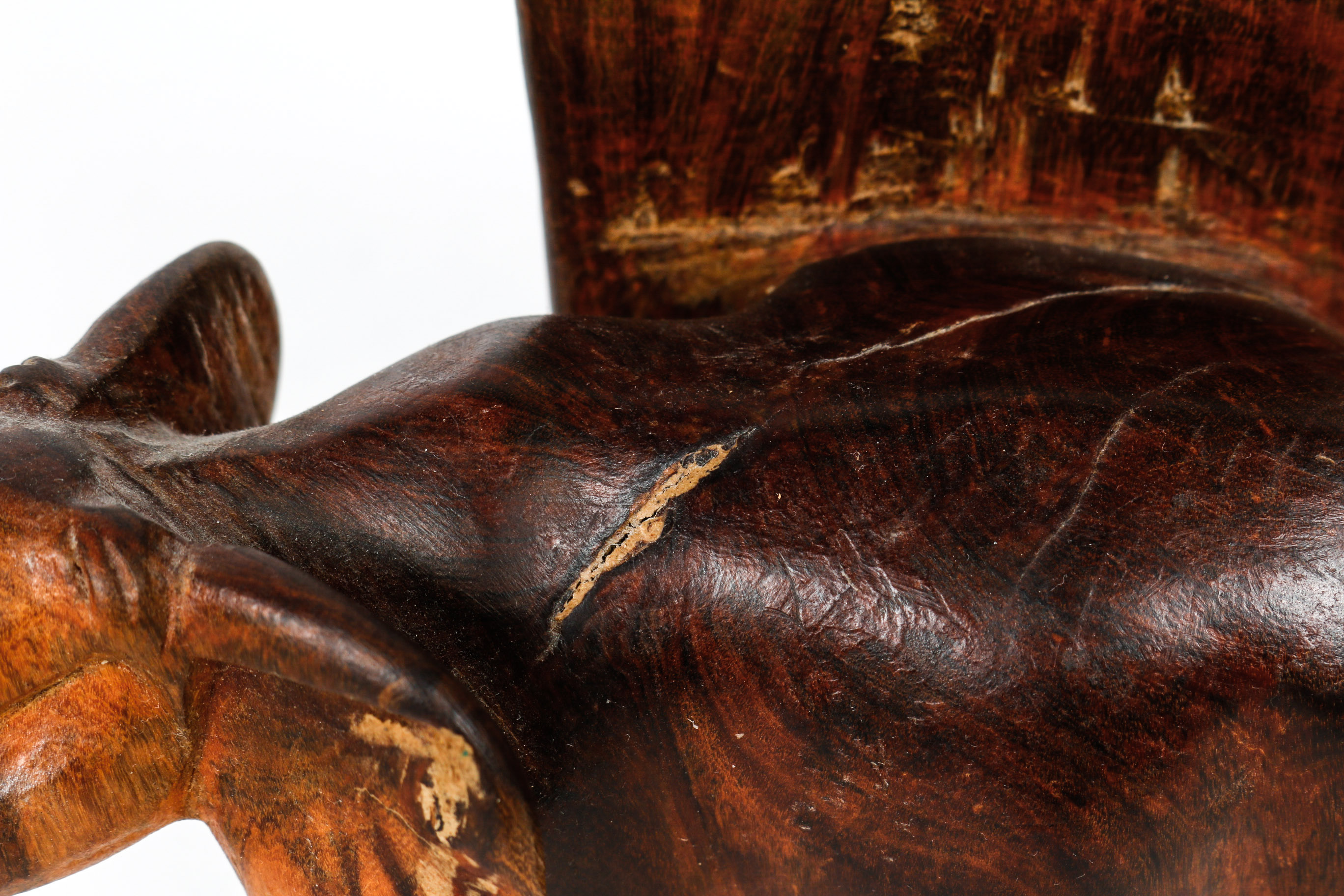 Pair of Wooden Elephant Bookends