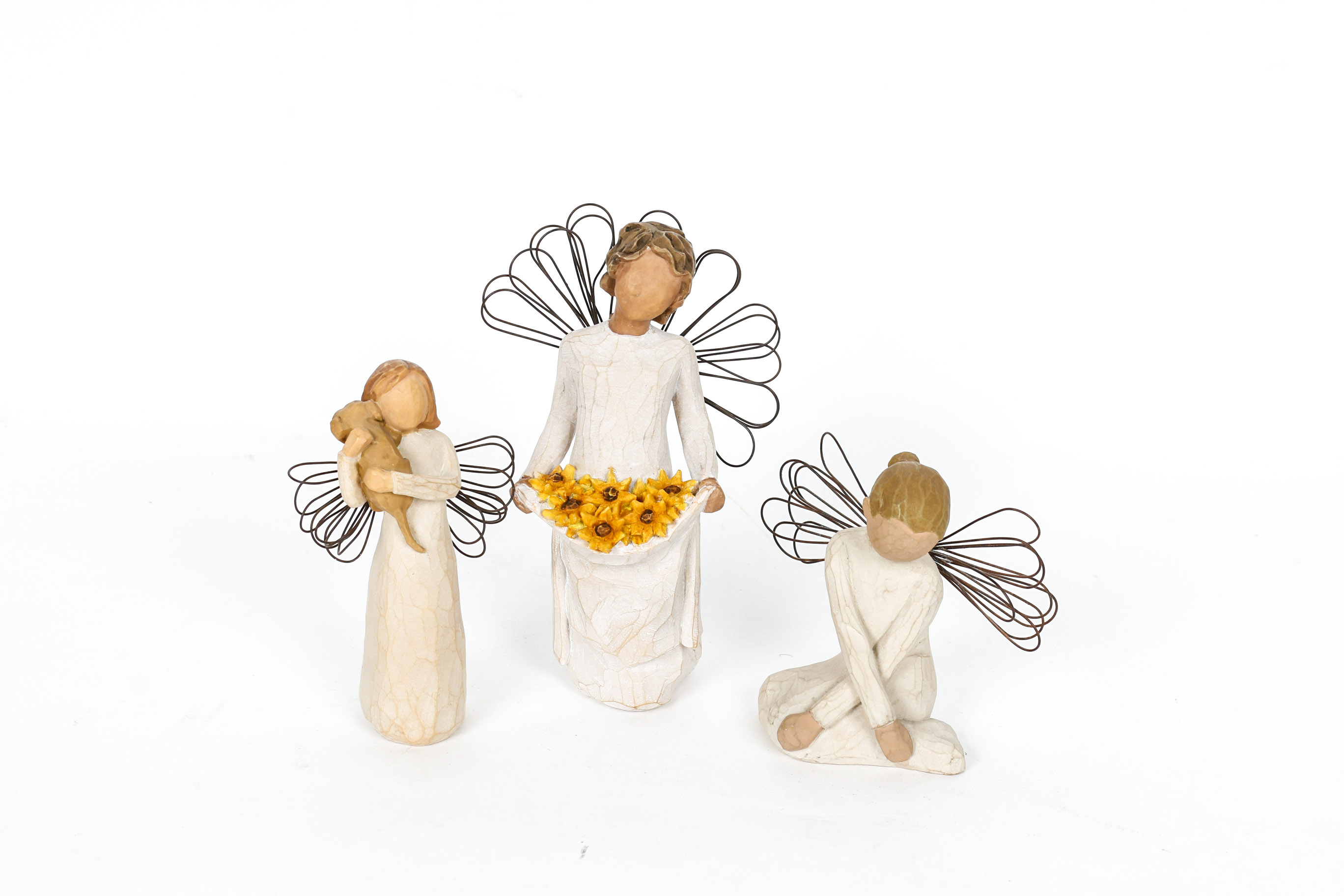 Collection of Willow Tree Statues and Decor