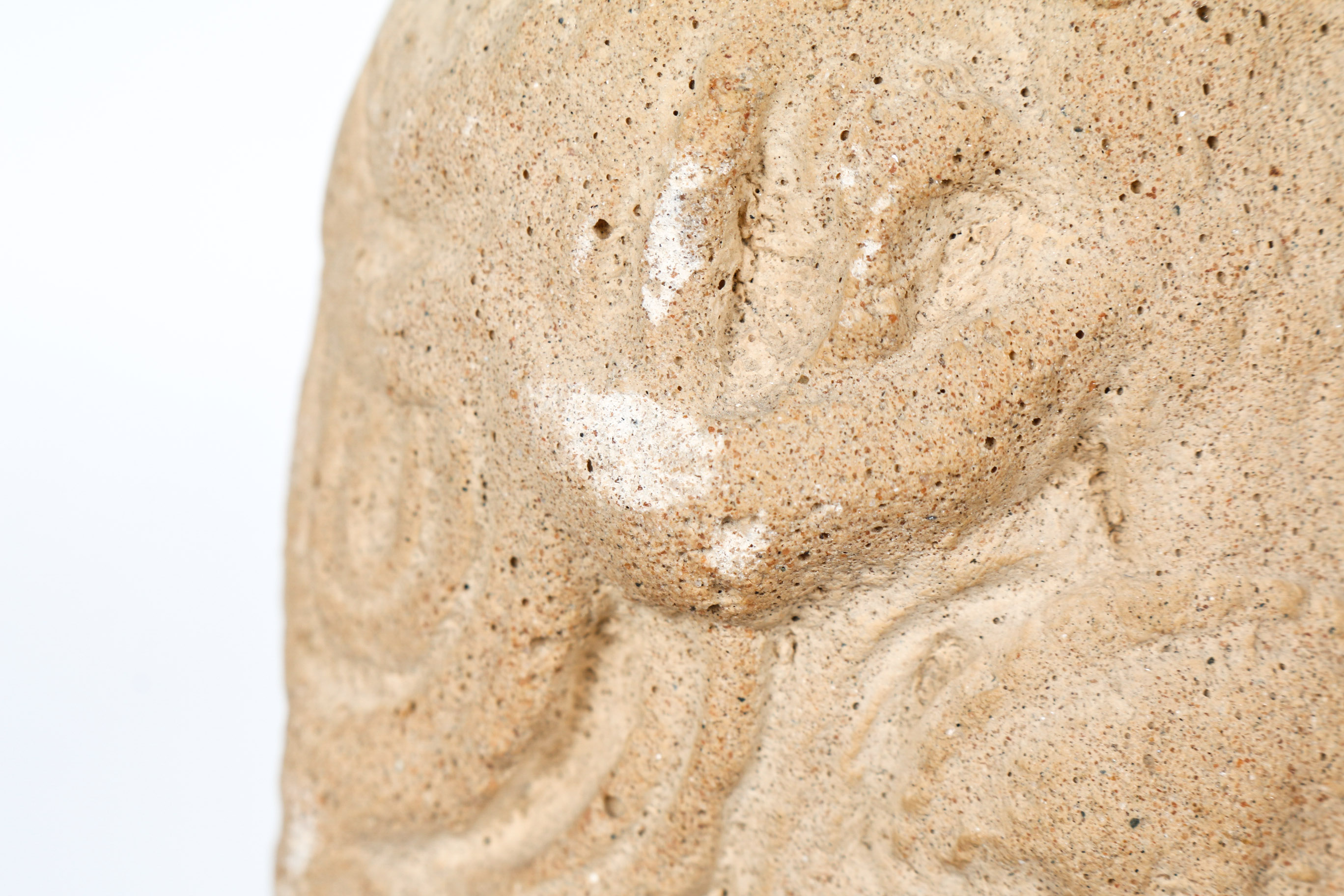 Pair of Buddhist Inspired Stone Statues