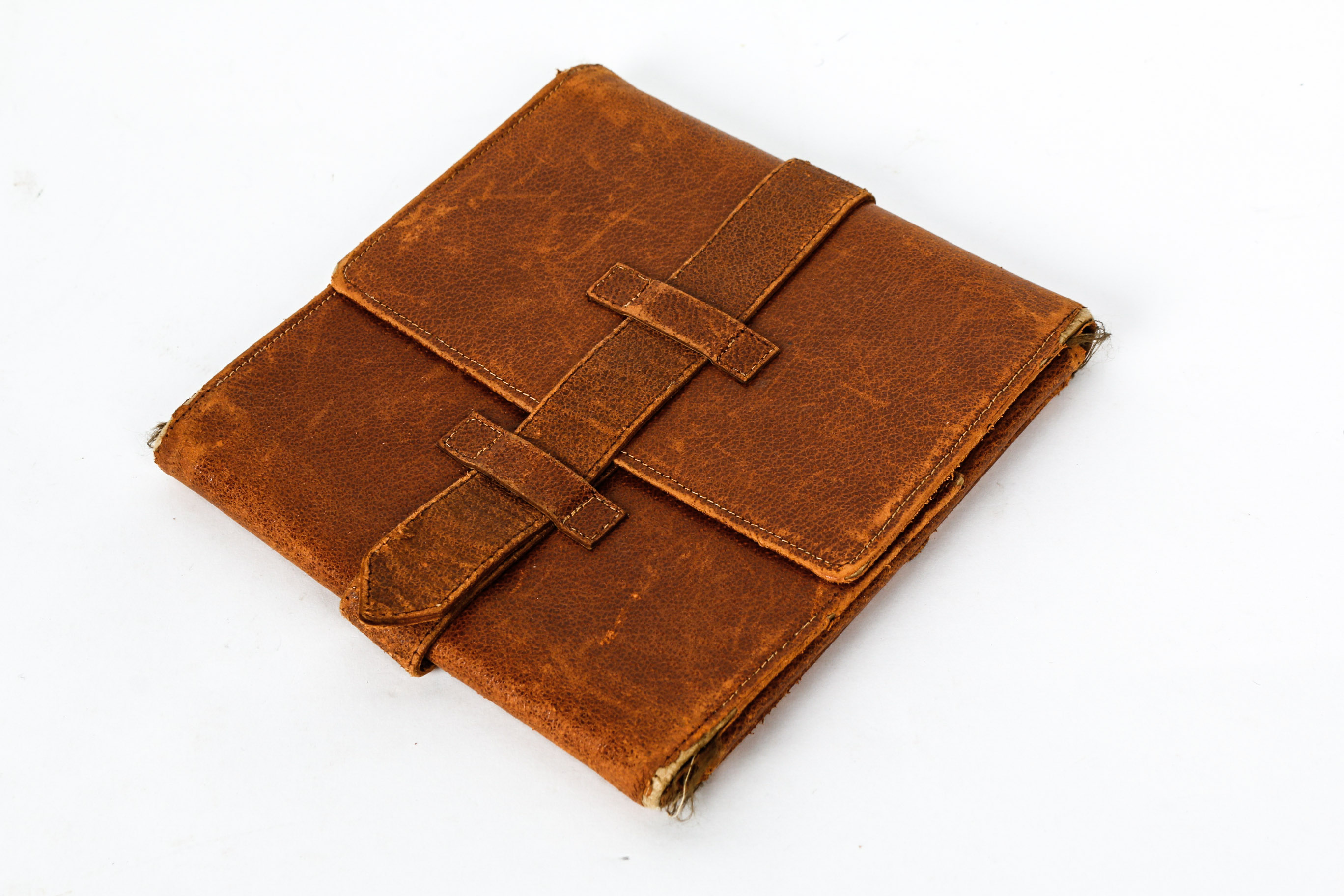 Vintage Leather Gloves, Pocket Squares, and Leather Case