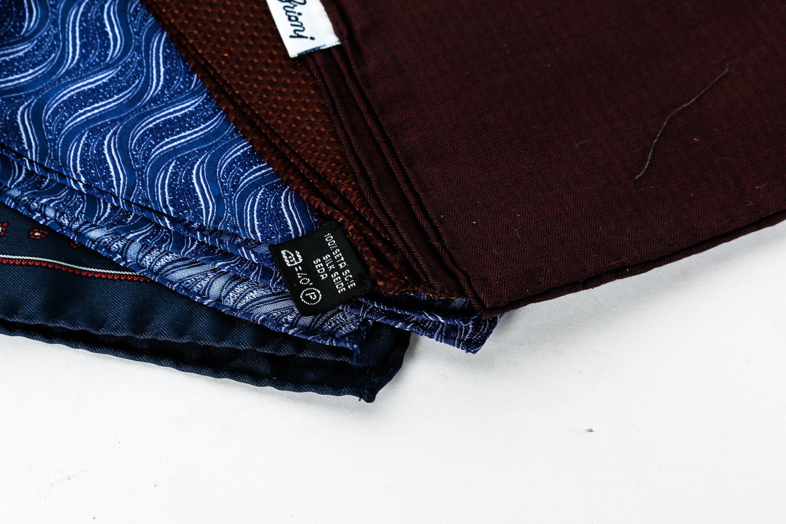 Vintage Leather Gloves, Pocket Squares, and Leather Case