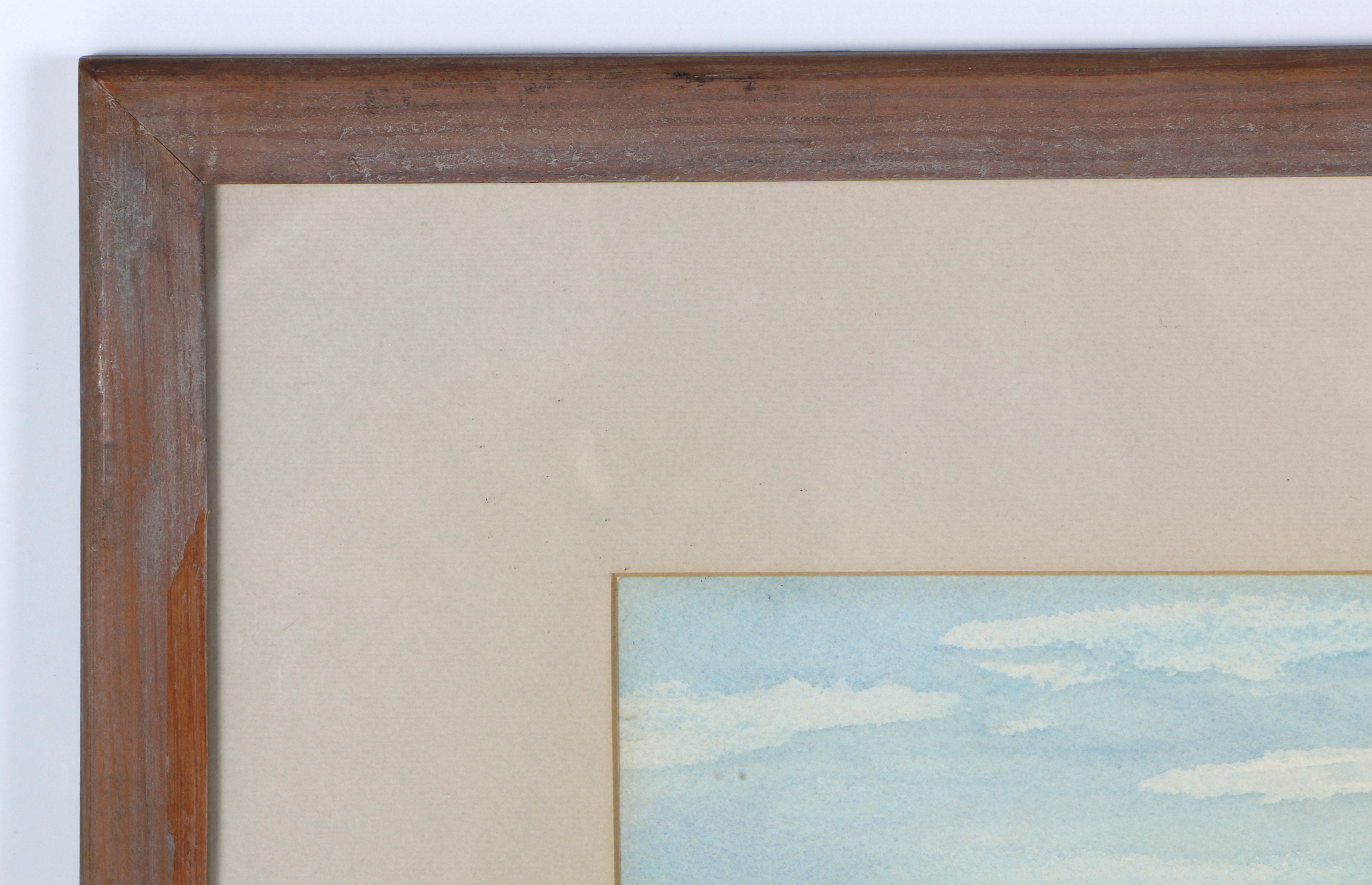 Nancy Whitbread Watercolor "Sand Fence at Nauset"