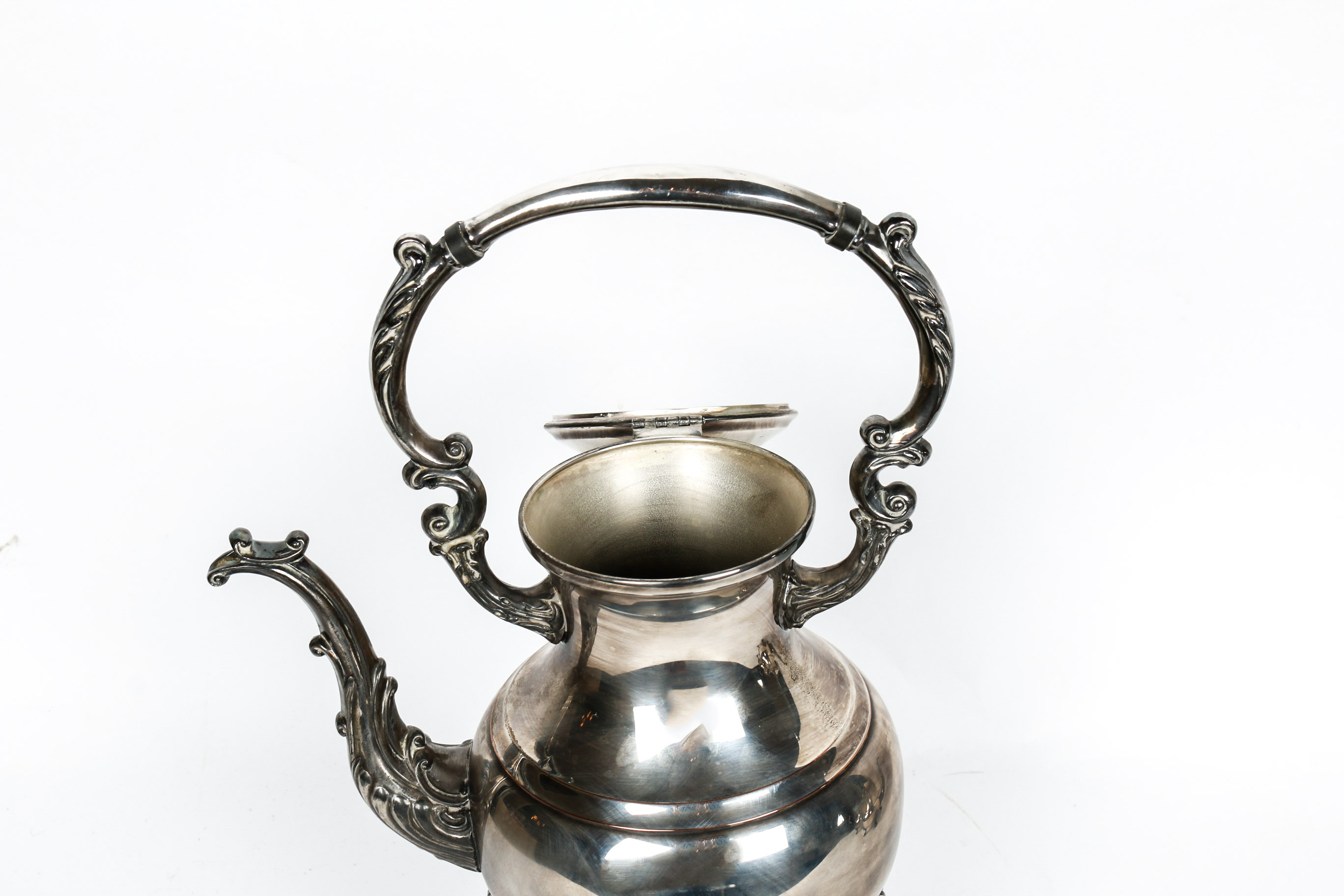 Collection of F.B. Rogers Silver Co. Silver Plated Teapots