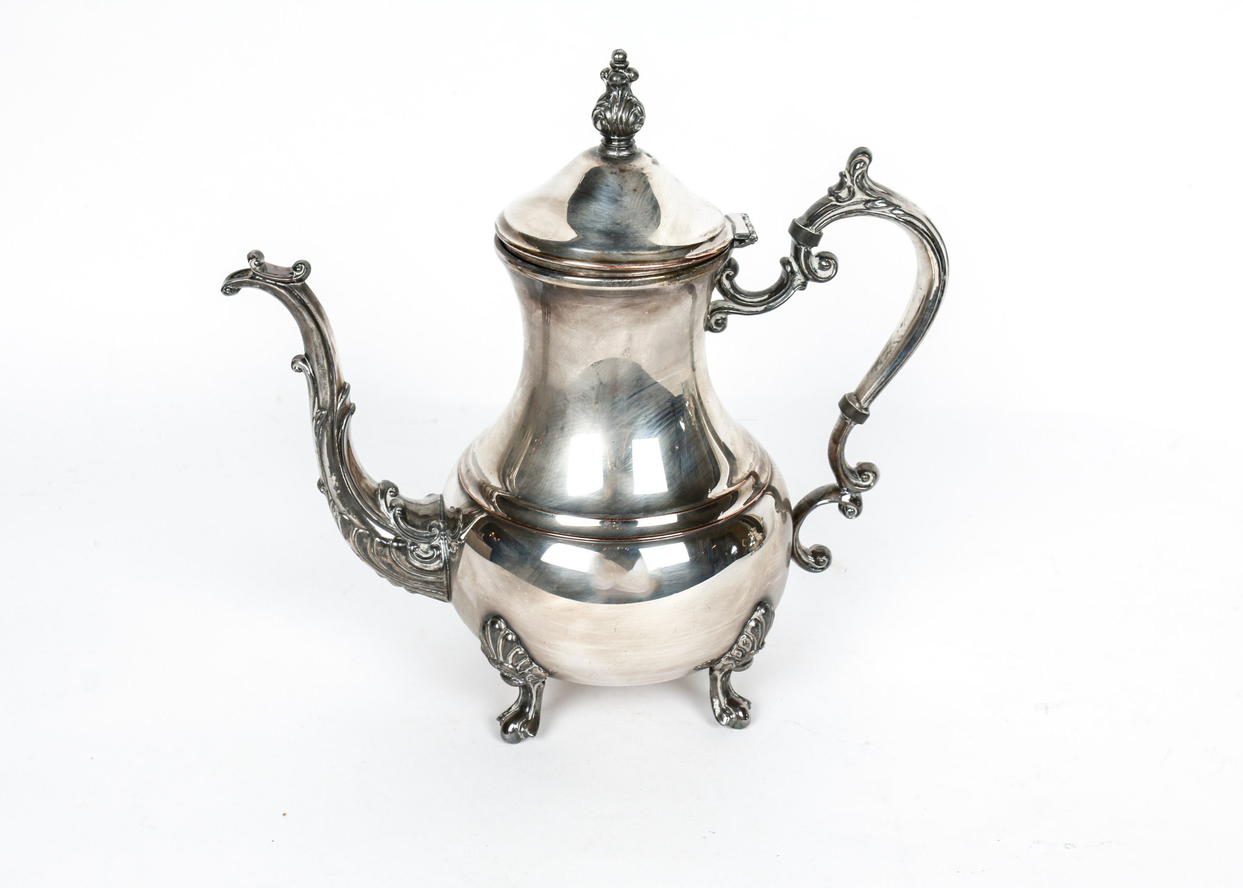 Collection of F.B. Rogers Silver Co. Silver Plated Teapots