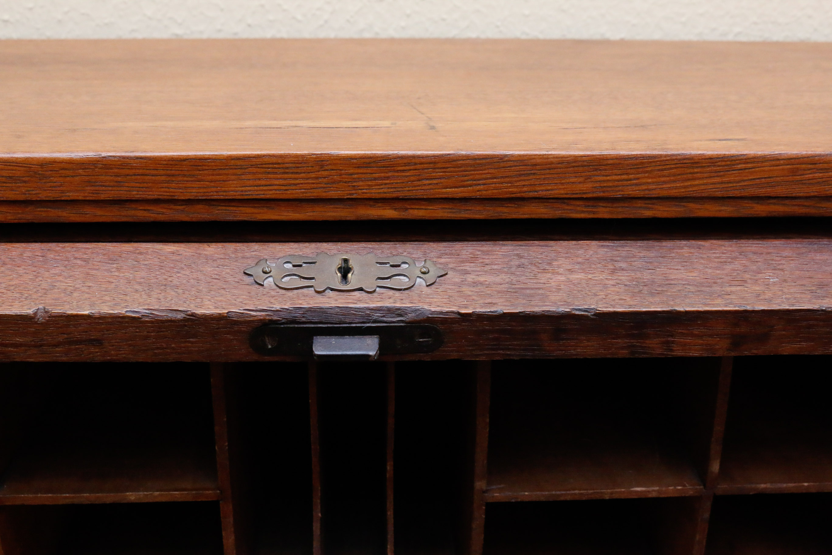 Vintage Roll Top Desk With Matching Chair
