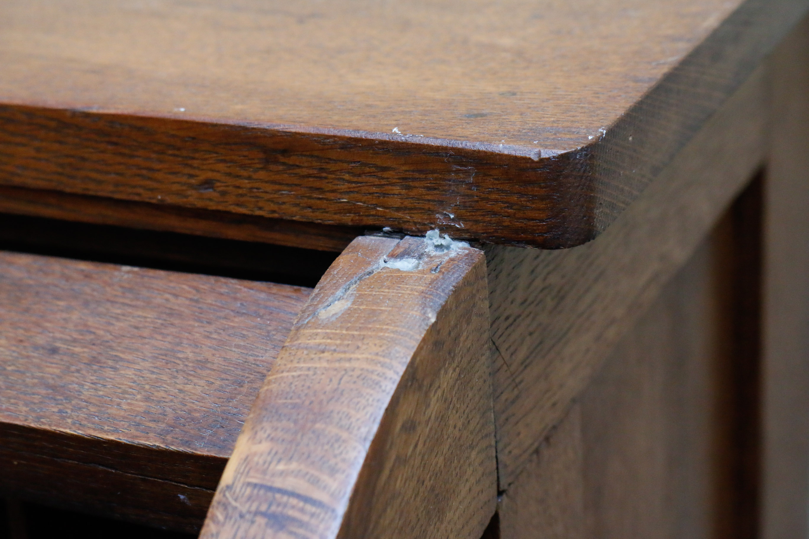 Vintage Roll Top Desk With Matching Chair