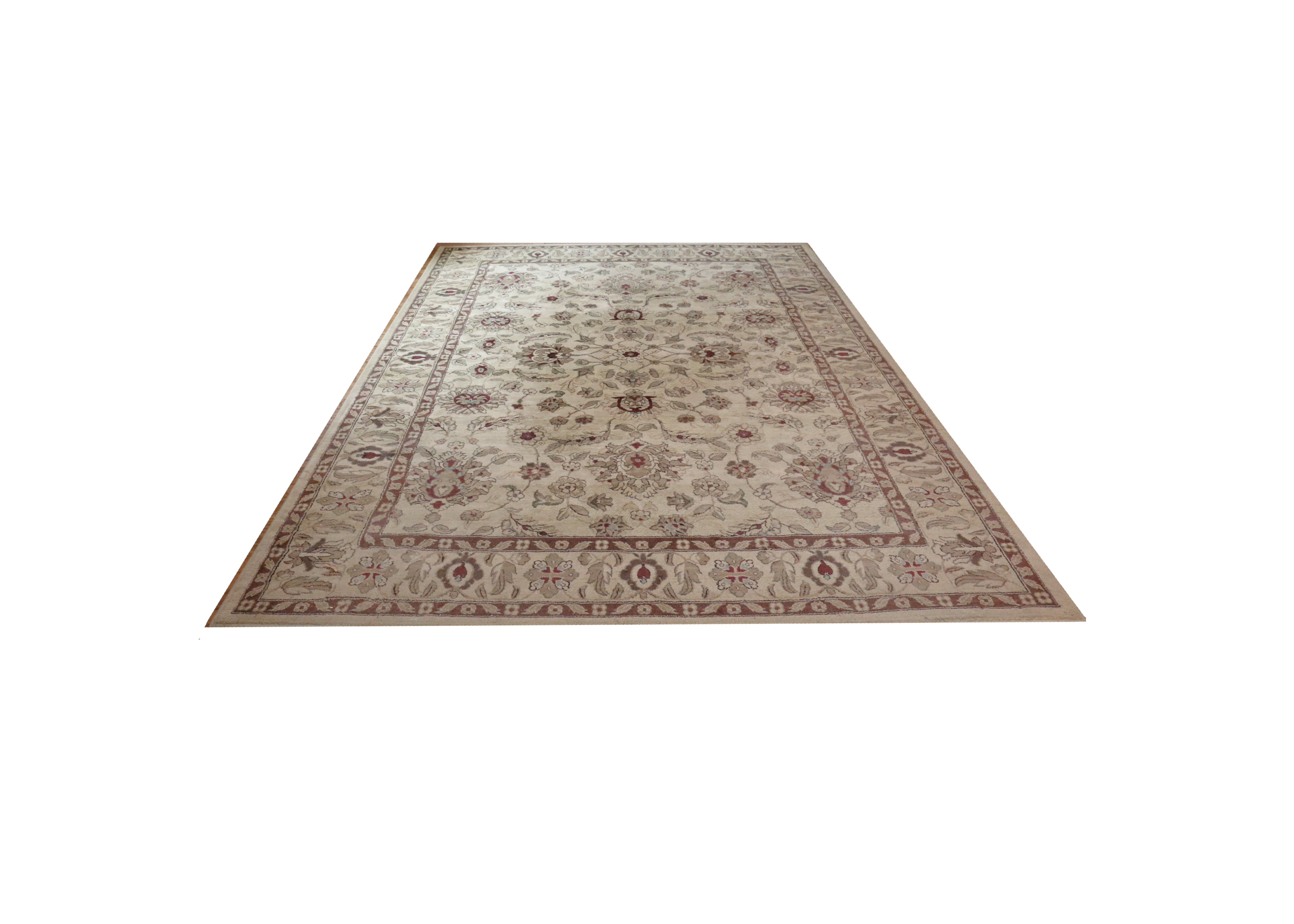 Power Loomed Persian-Style Floral Area Rug