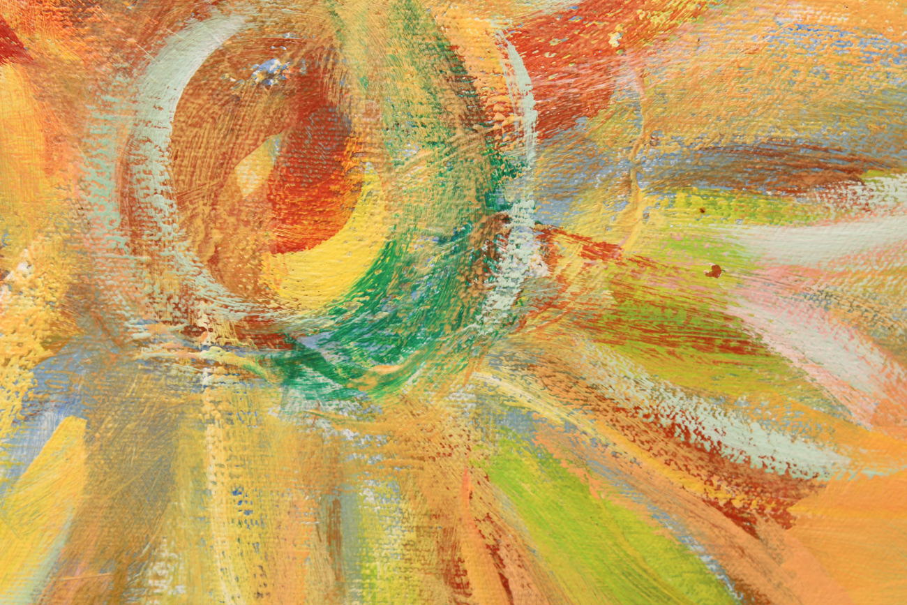 Original Acrylic Flower Painting