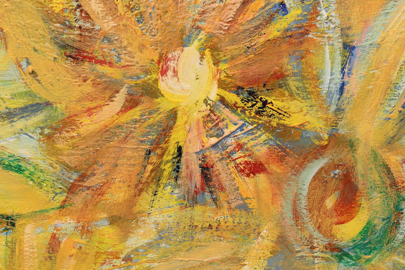 Original Acrylic Flower Painting