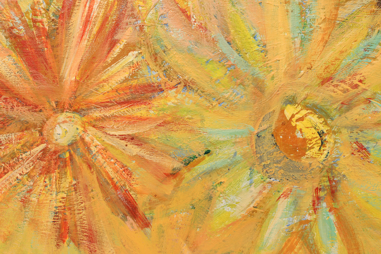 Original Acrylic Flower Painting