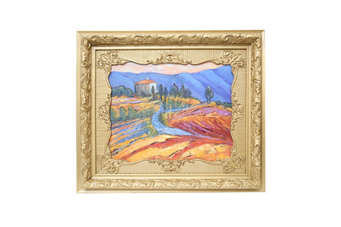 Textured Impressionist Oil Painitng