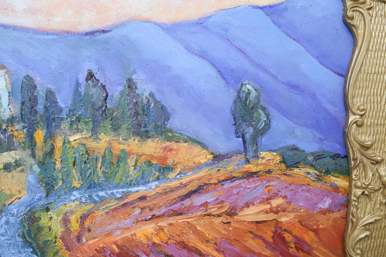 Textured Impressionist Oil Painitng