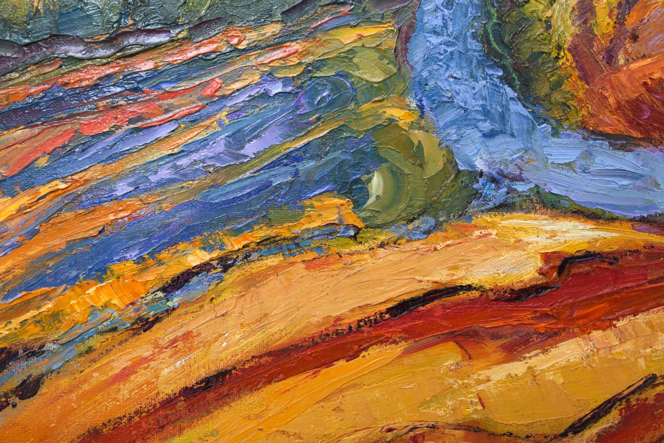 Textured Impressionist Oil Painitng