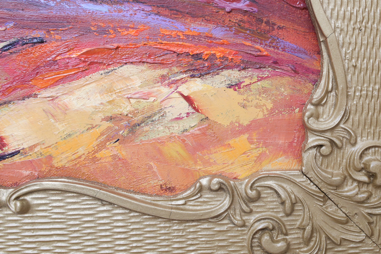 Textured Impressionist Oil Painitng