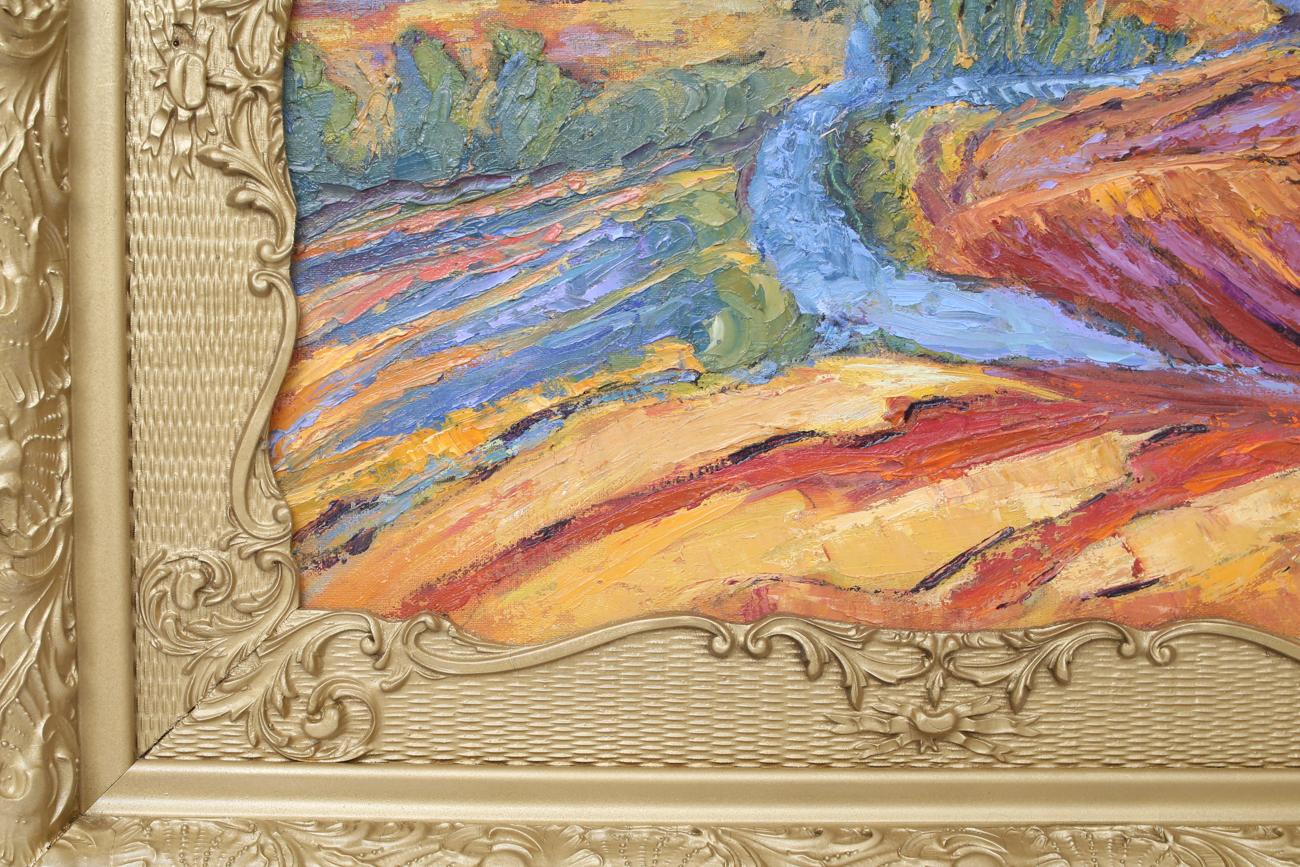Textured Impressionist Oil Painitng