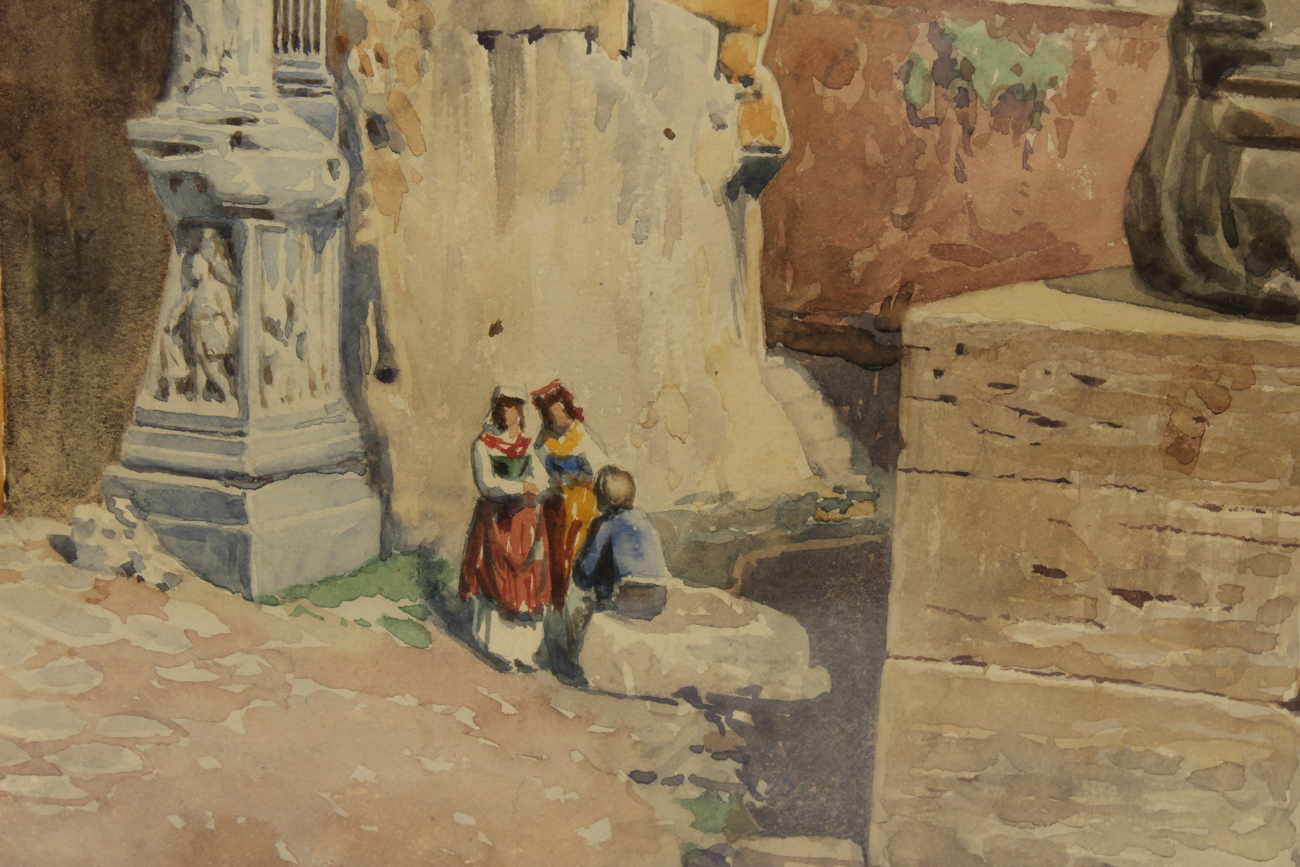 Original Roberto Gigli Watercolor Painting