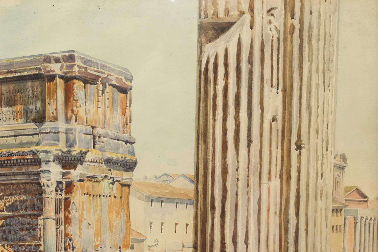 Original Roberto Gigli Watercolor Painting
