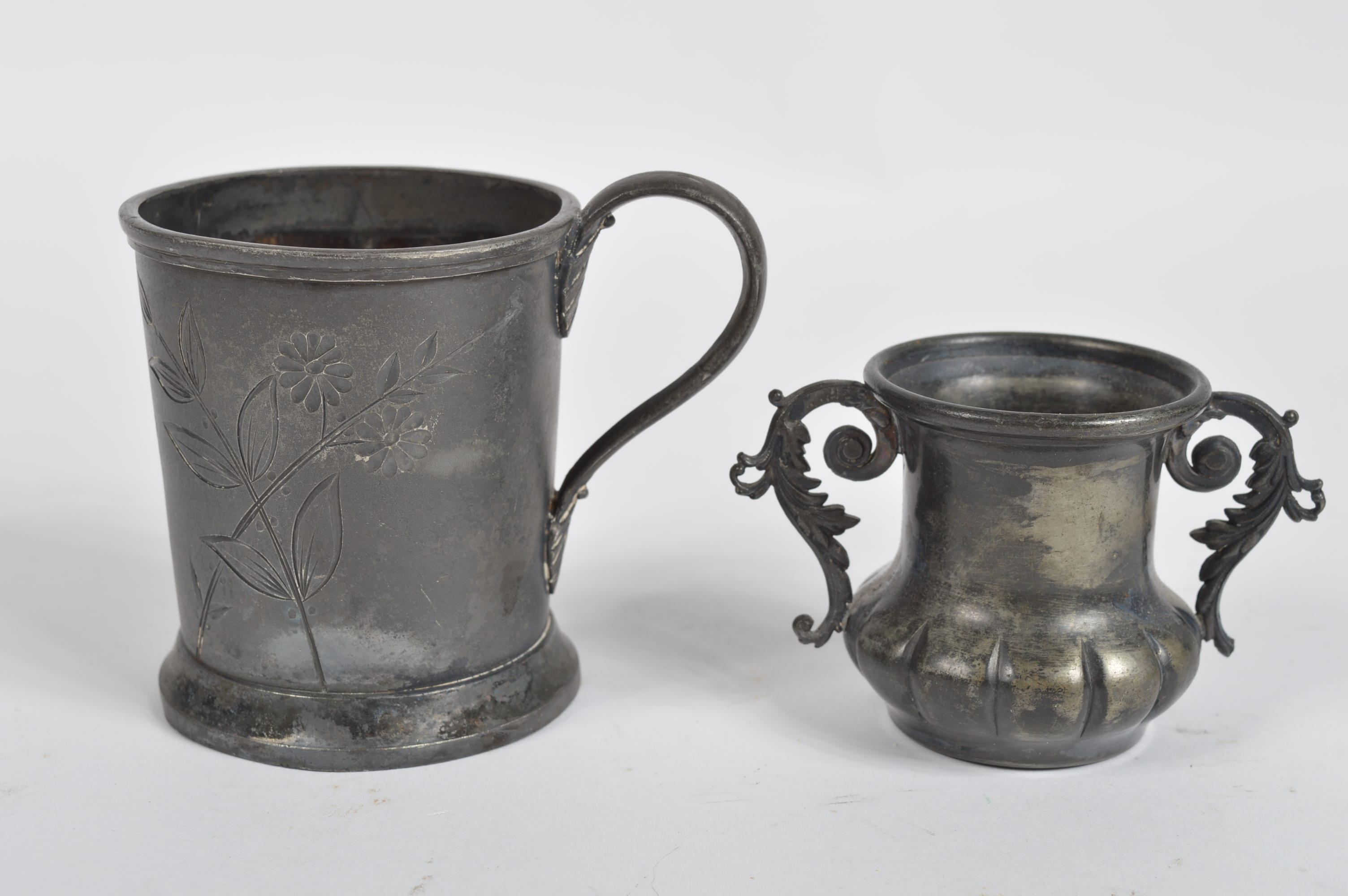 Assortment of Antique Silver Plated Items