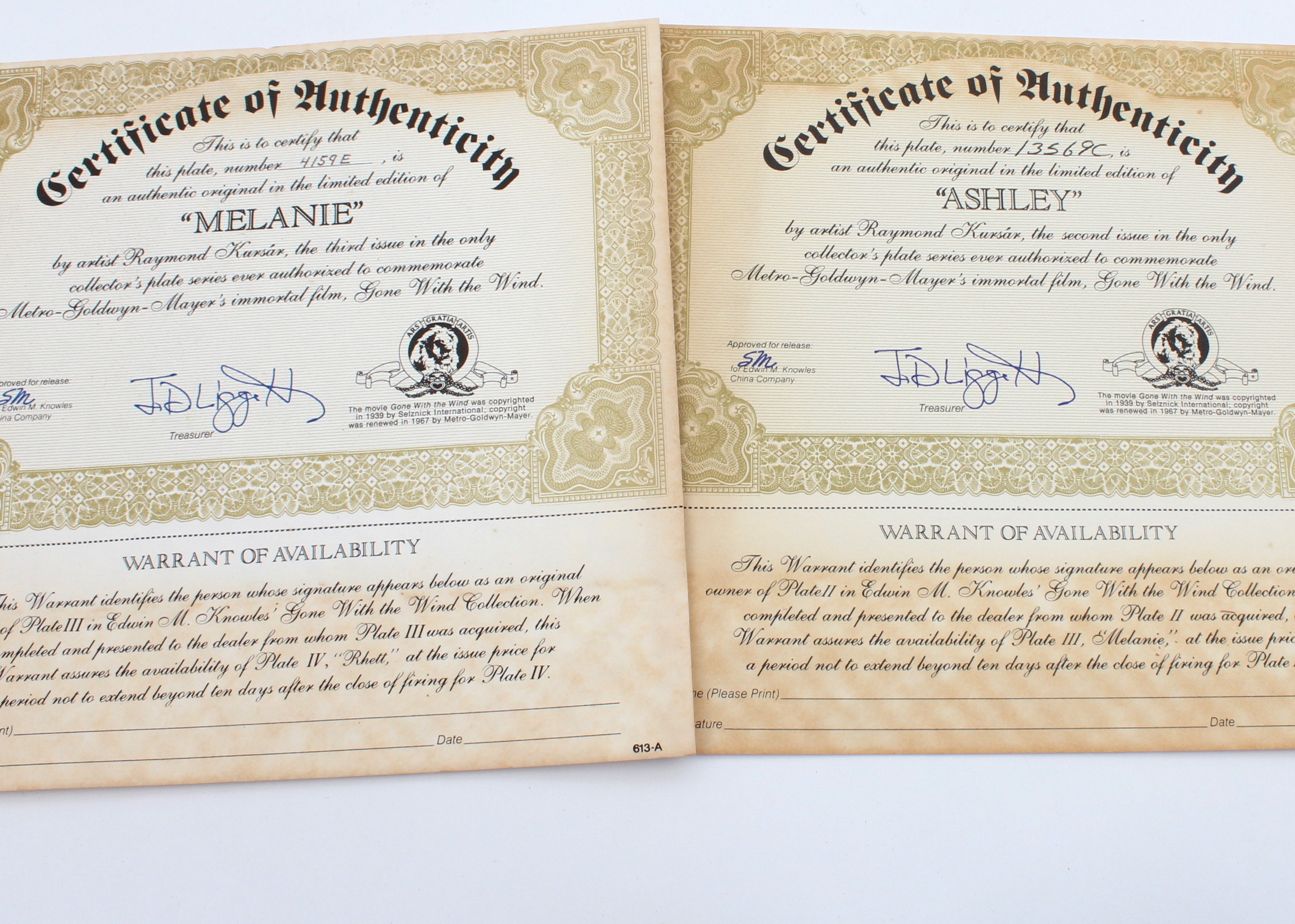 Collectible Plate Selection