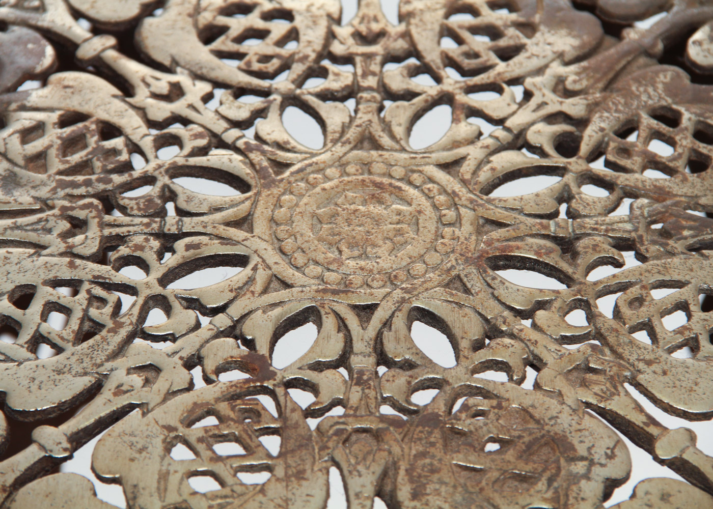 Antique Wrought Iron Bistro Table