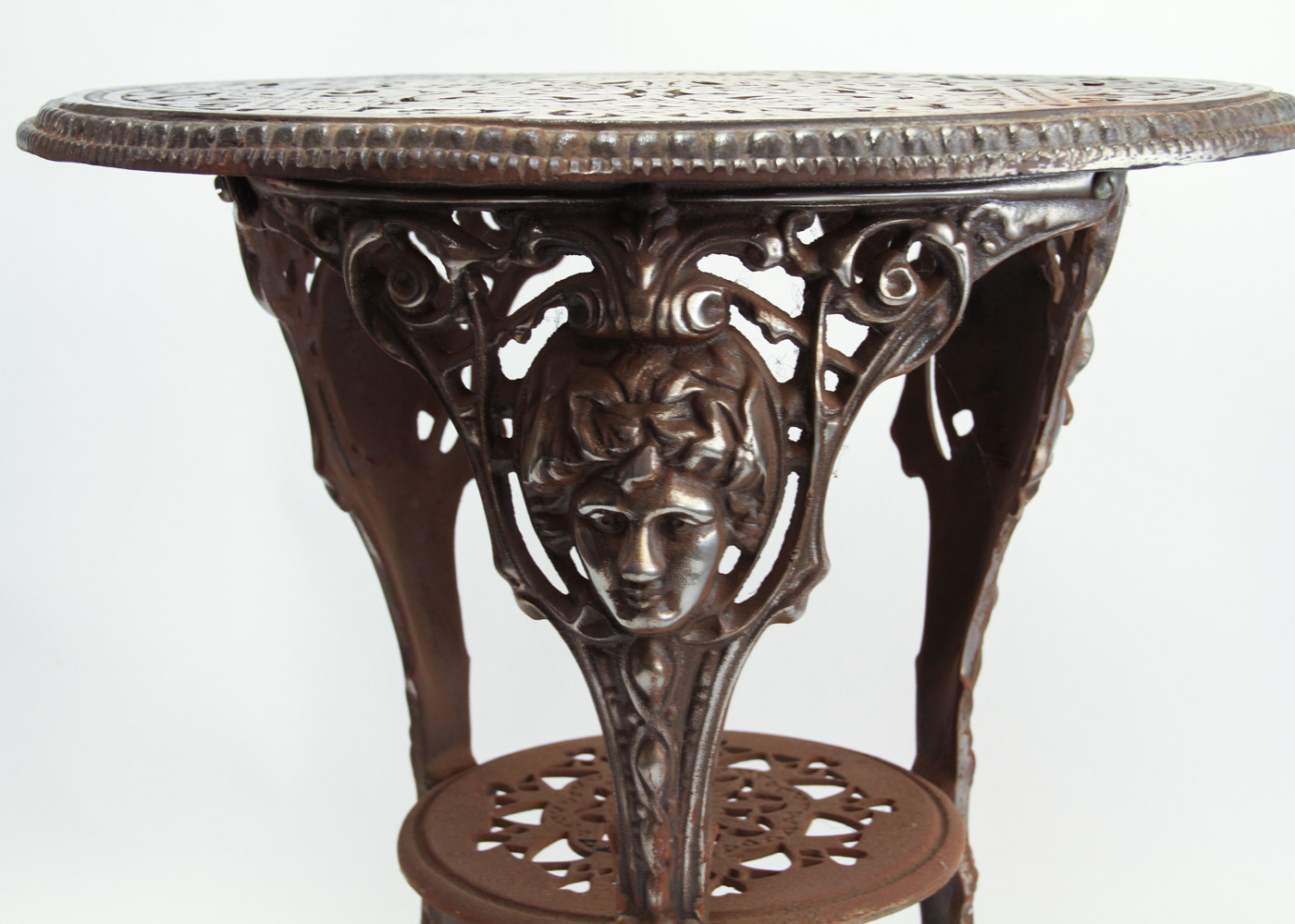 Antique Wrought Iron Bistro Table