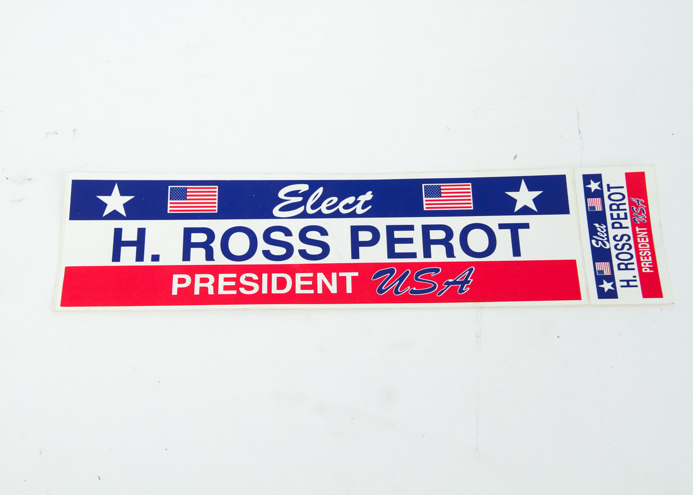 Vintage H. Ross Perot for President Bumper Stickers