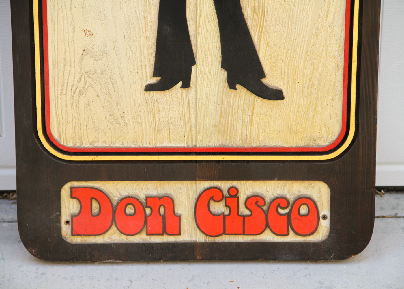 Vintage Mexican Restaurant Wall Sign
