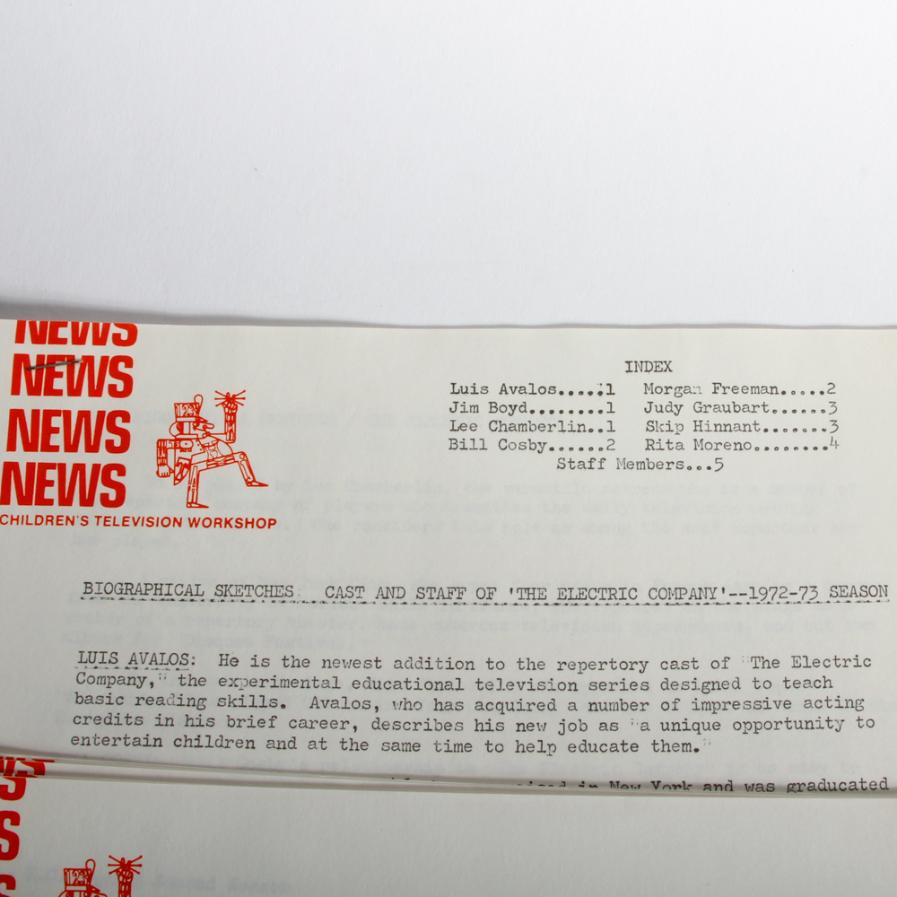 Vintage Sesame Street and "The Electric Company" Memorabilia