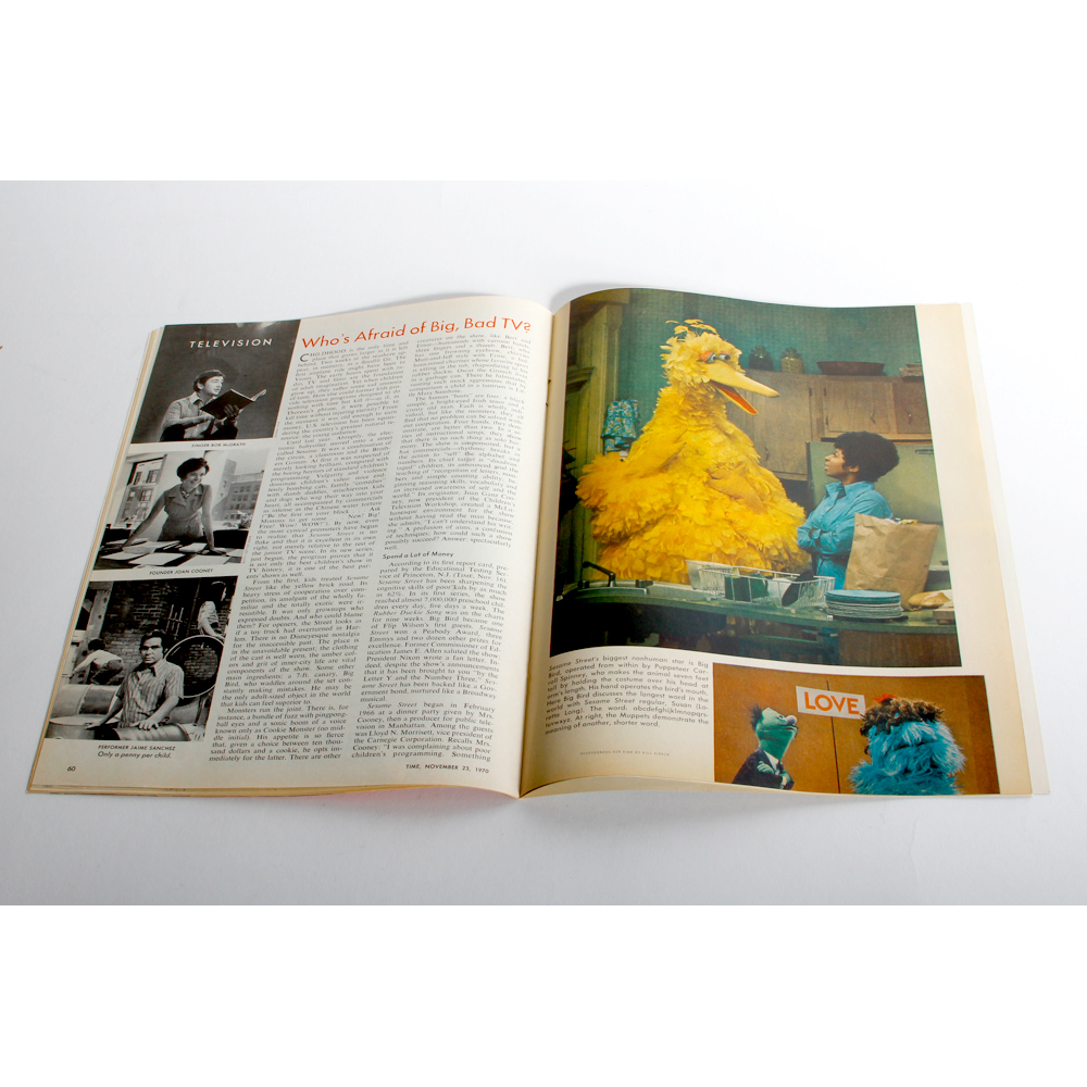 Vintage Sesame Street and "The Electric Company" Memorabilia