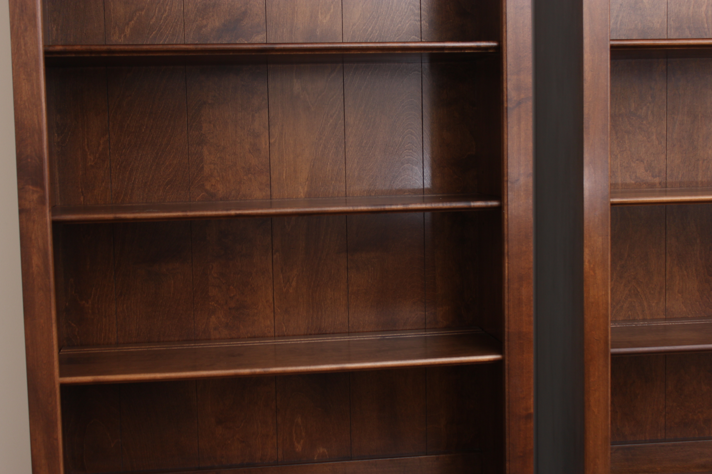 Walnut Bookcases by Ethan Allen