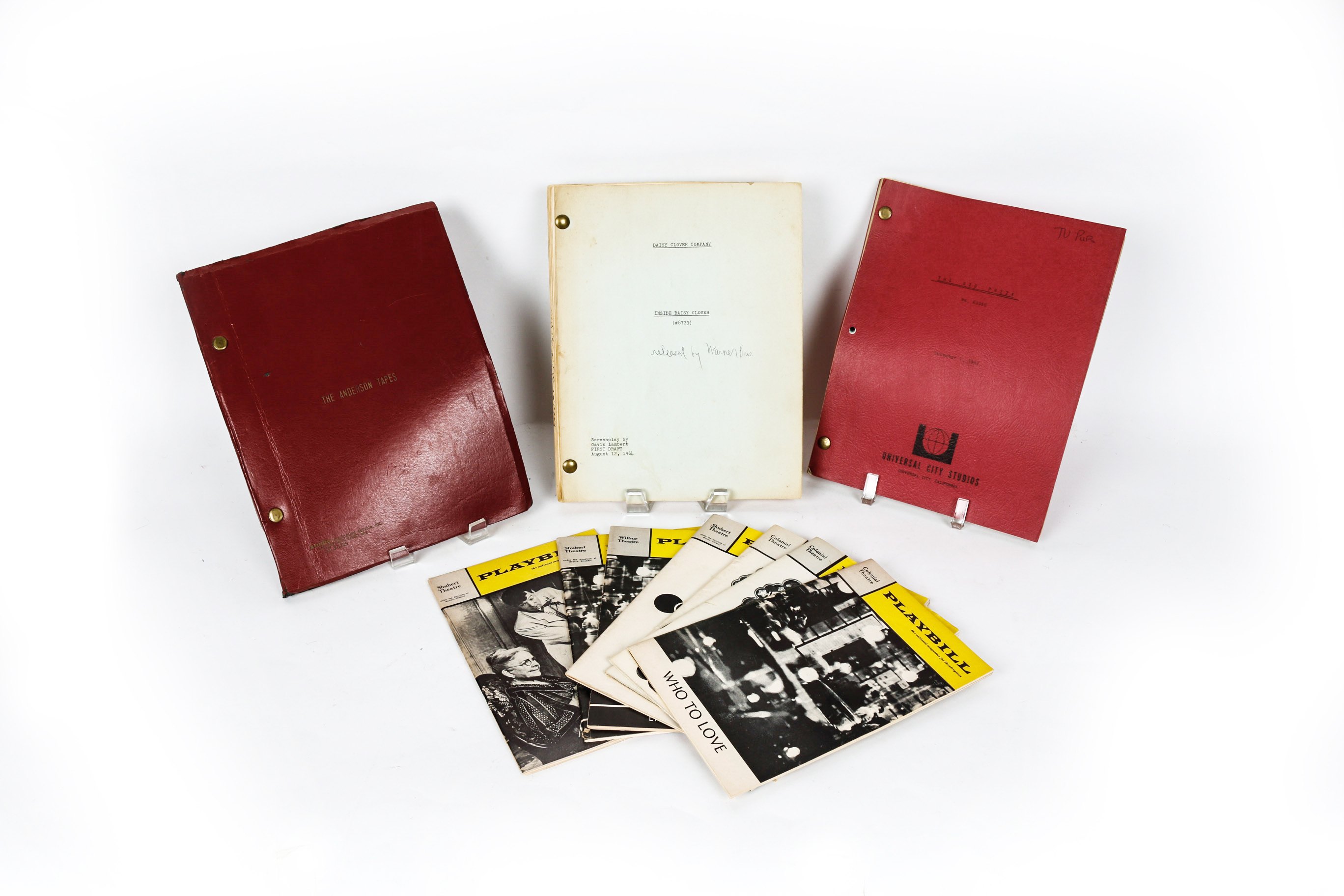 Vintage Playbills and Movie Scripts