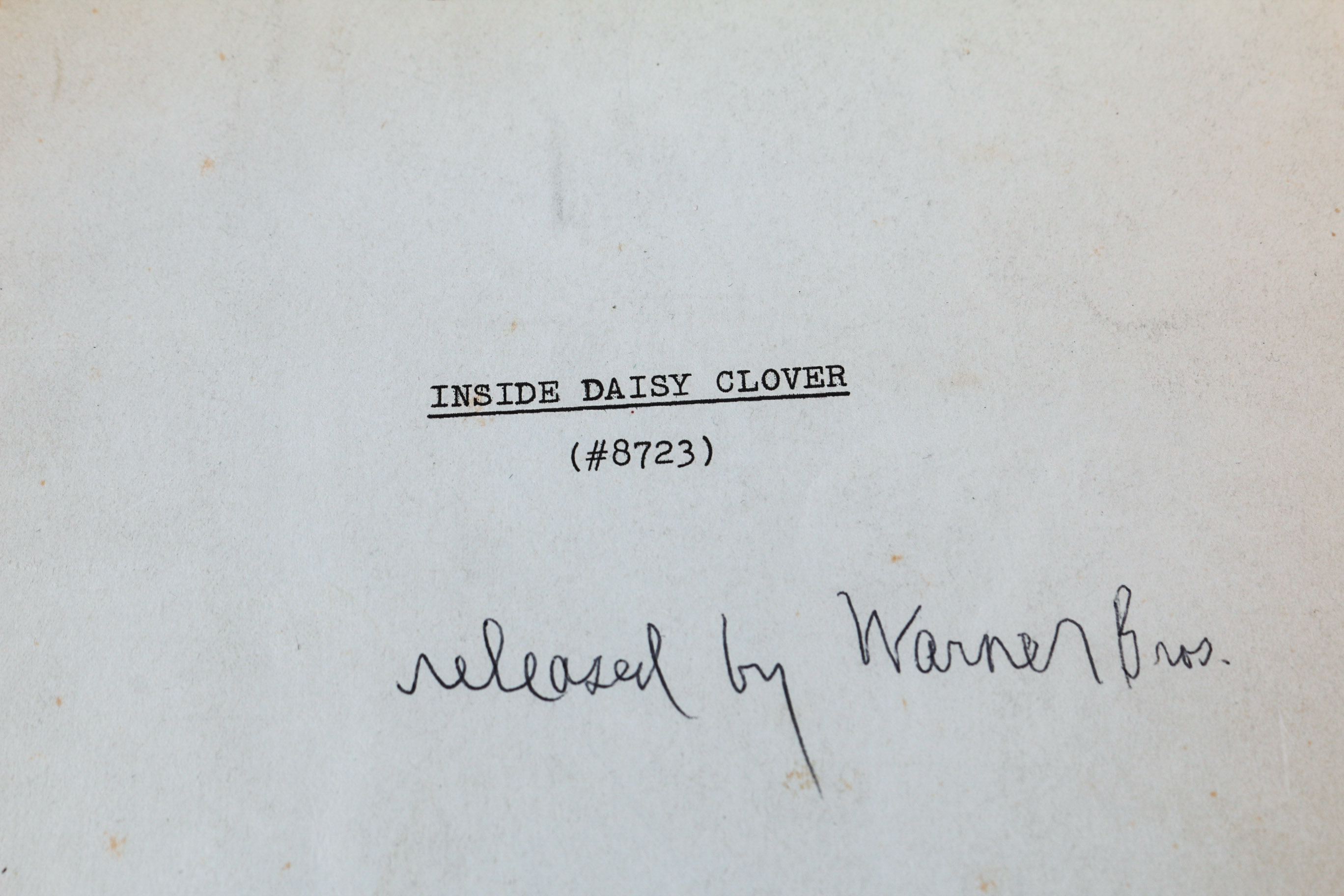 Vintage Playbills and Movie Scripts