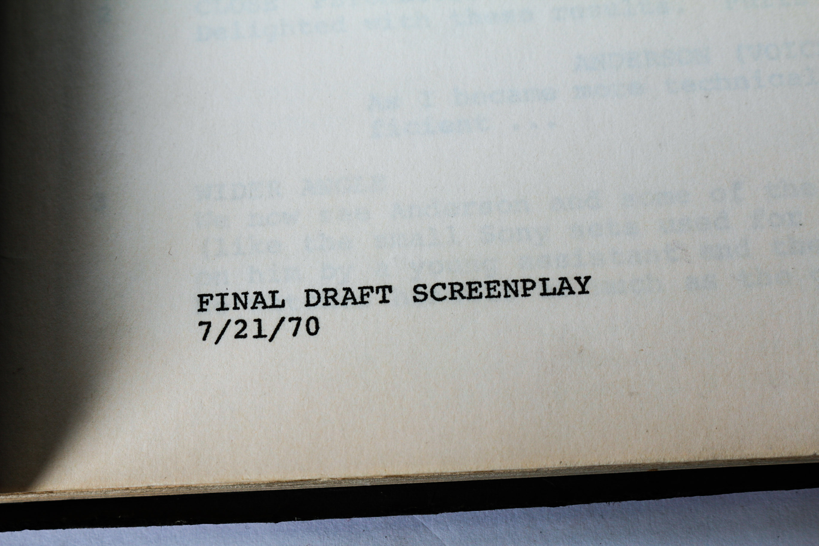 Vintage Playbills and Movie Scripts