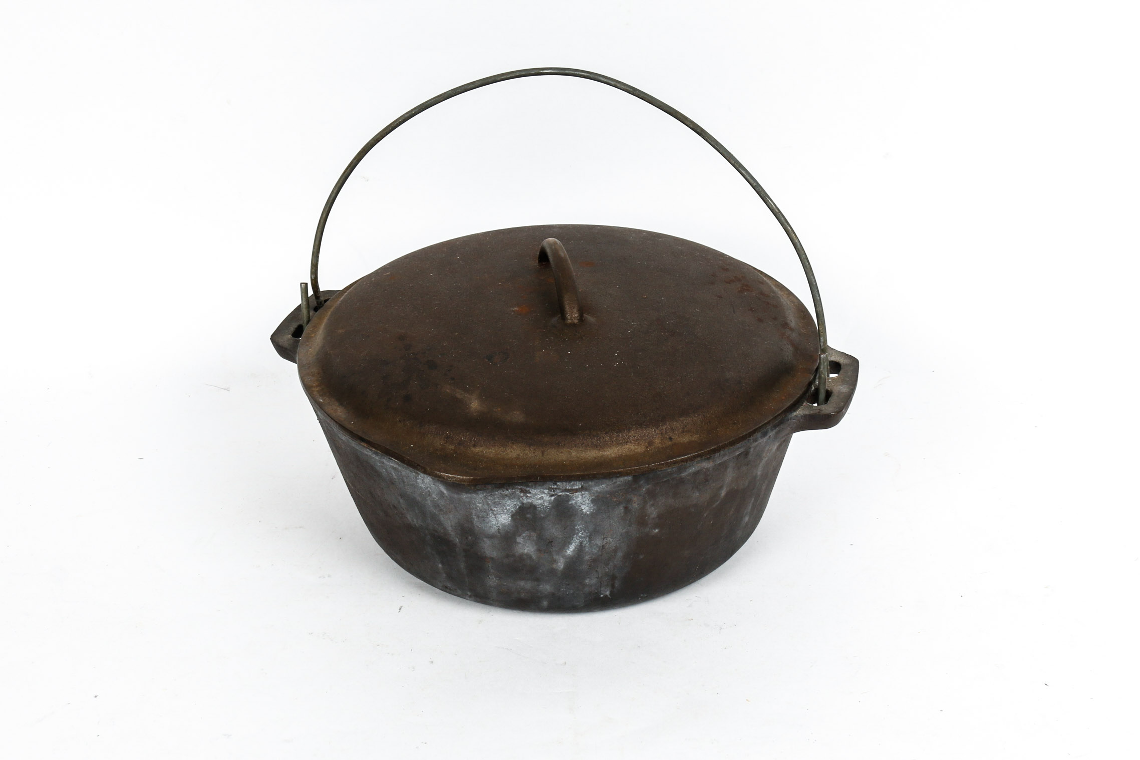 Lidded Cast Iron Pot
