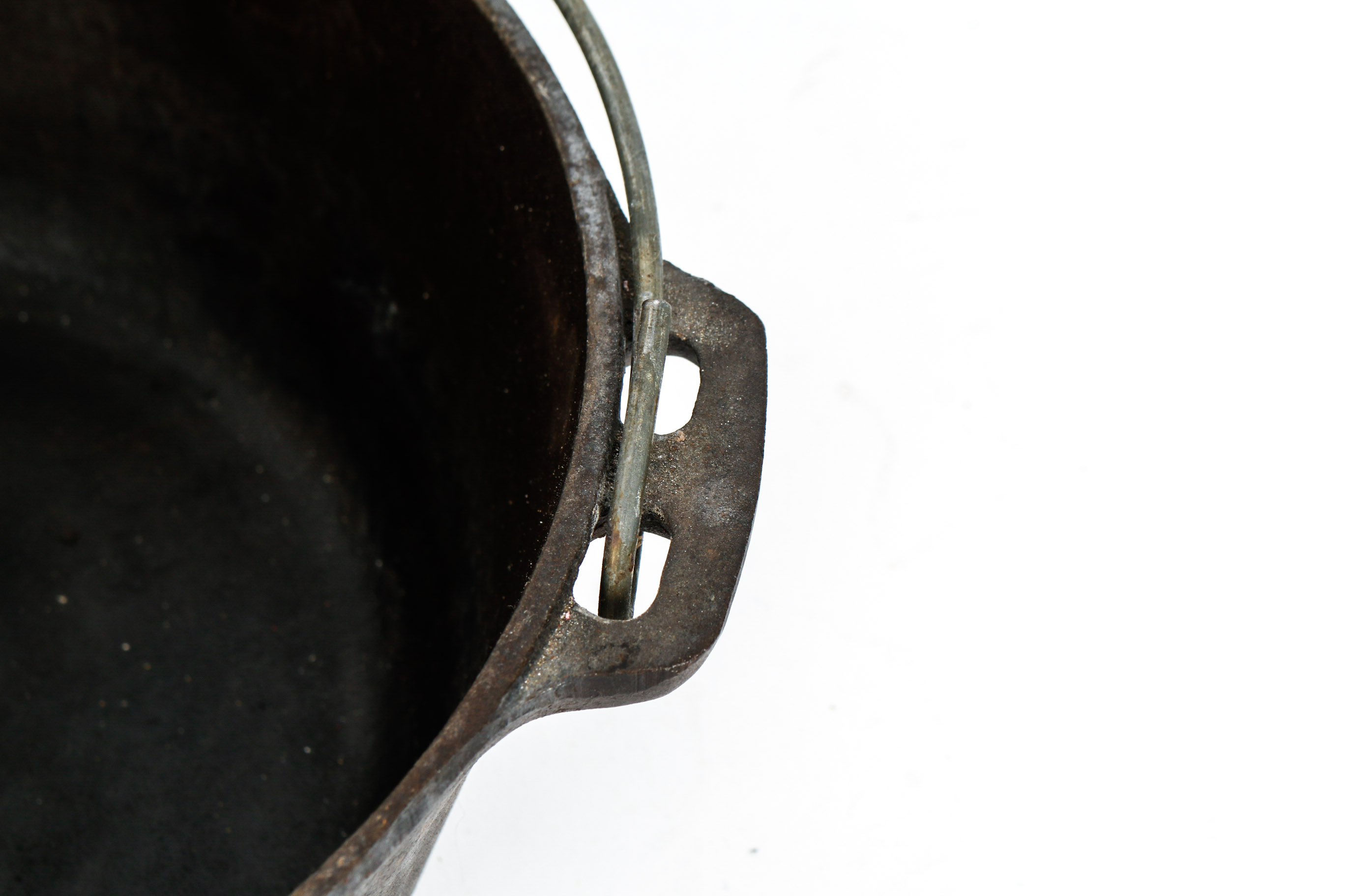 Lidded Cast Iron Pot