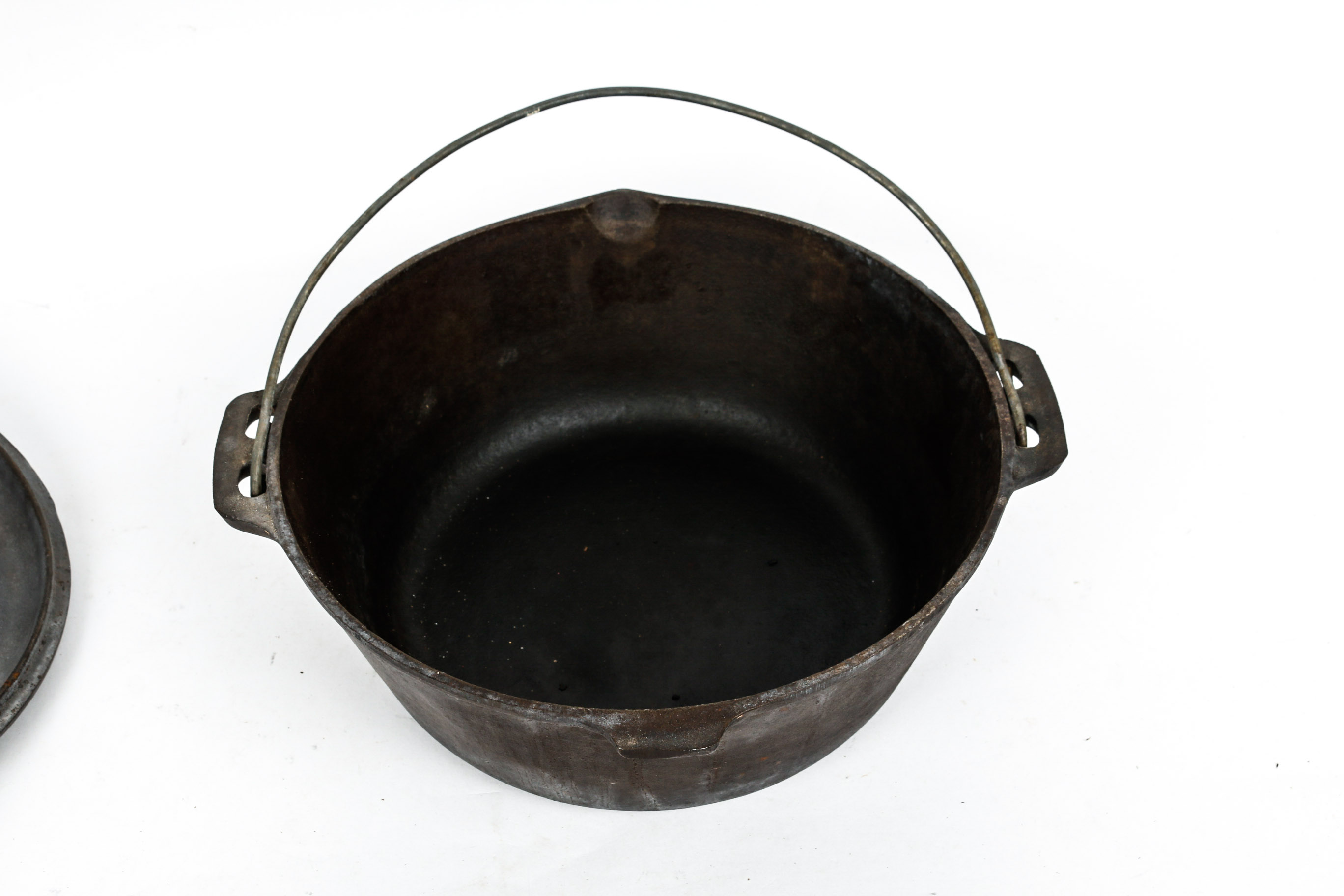 Lidded Cast Iron Pot